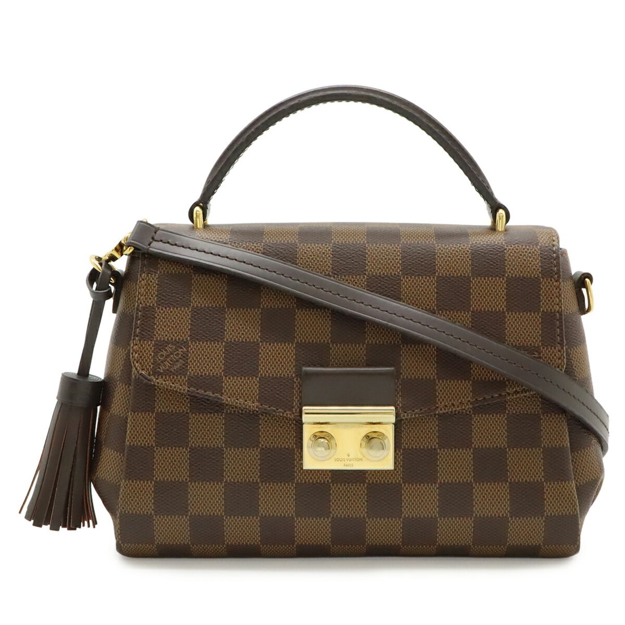 Louis Vuitton Damier Brown Pvc Handbag Shoulder Bag (Pre-Owned)