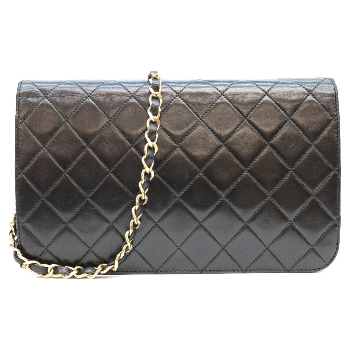 Chanel Black Leather Shoulder Bag (Pre-Owned)