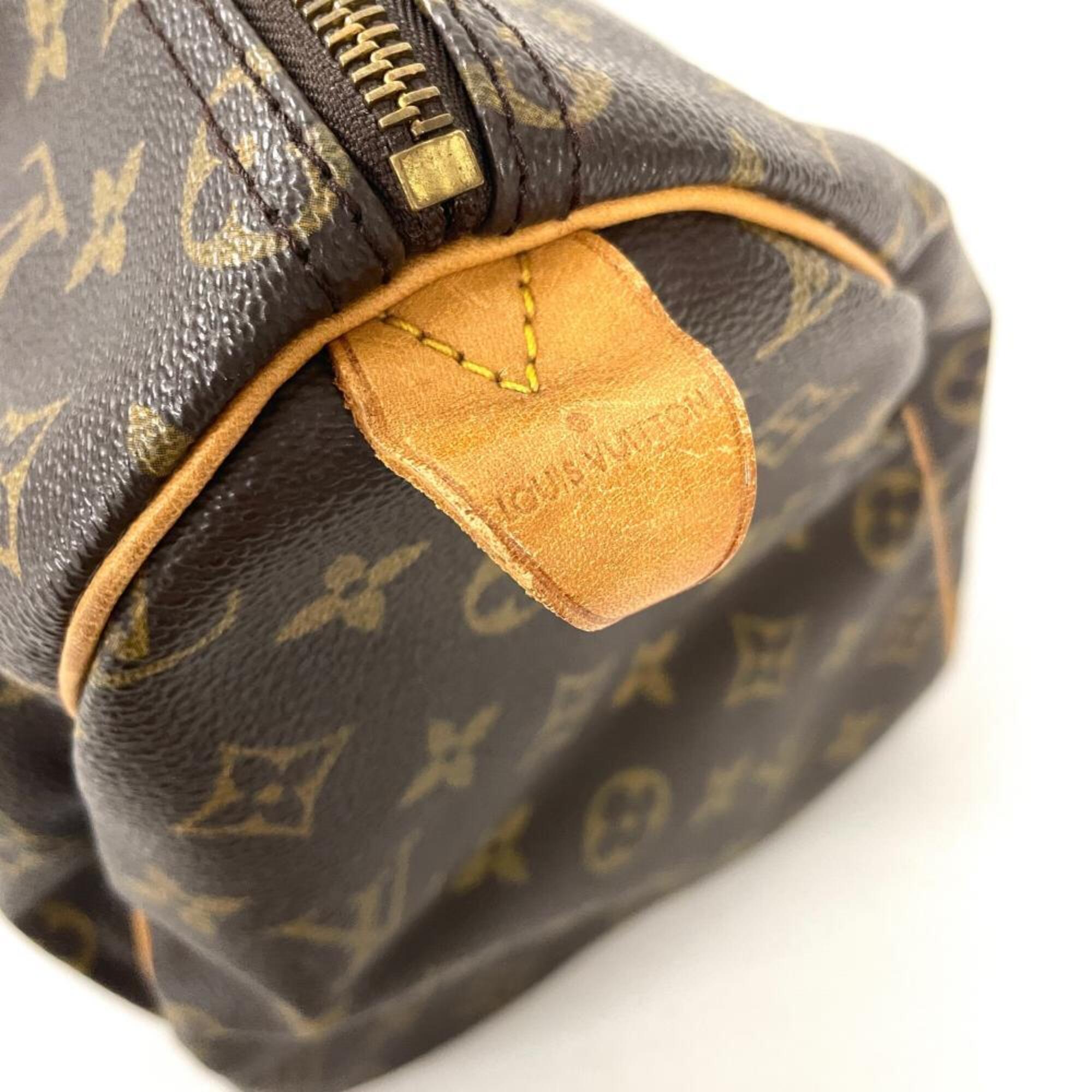 Louis Vuitton Brown Monogram Canvas Handbag (Pre-Owned)