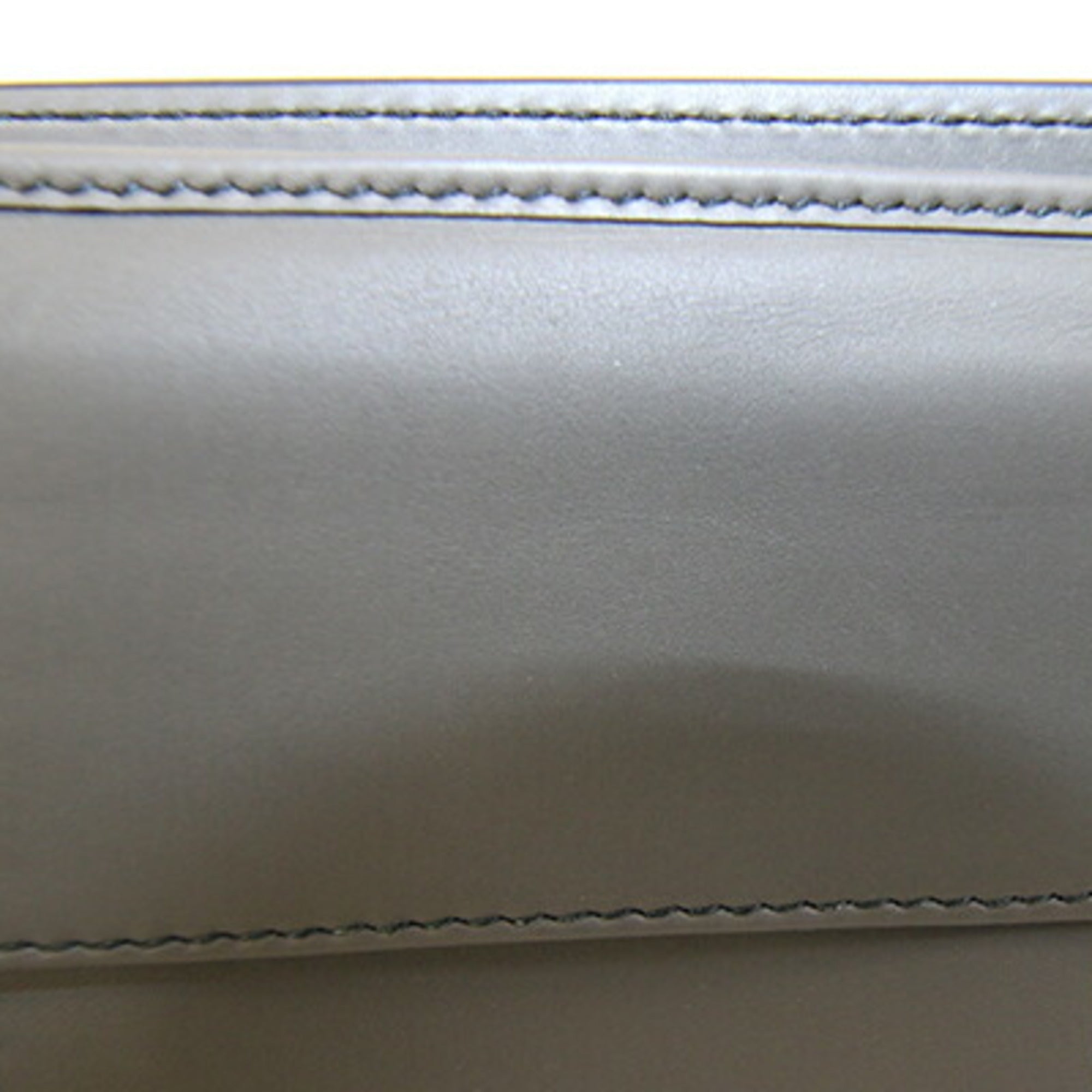 Bottega Veneta Dark Gray Leather Wallet (Bi-Fold) (Pre-Owned)
