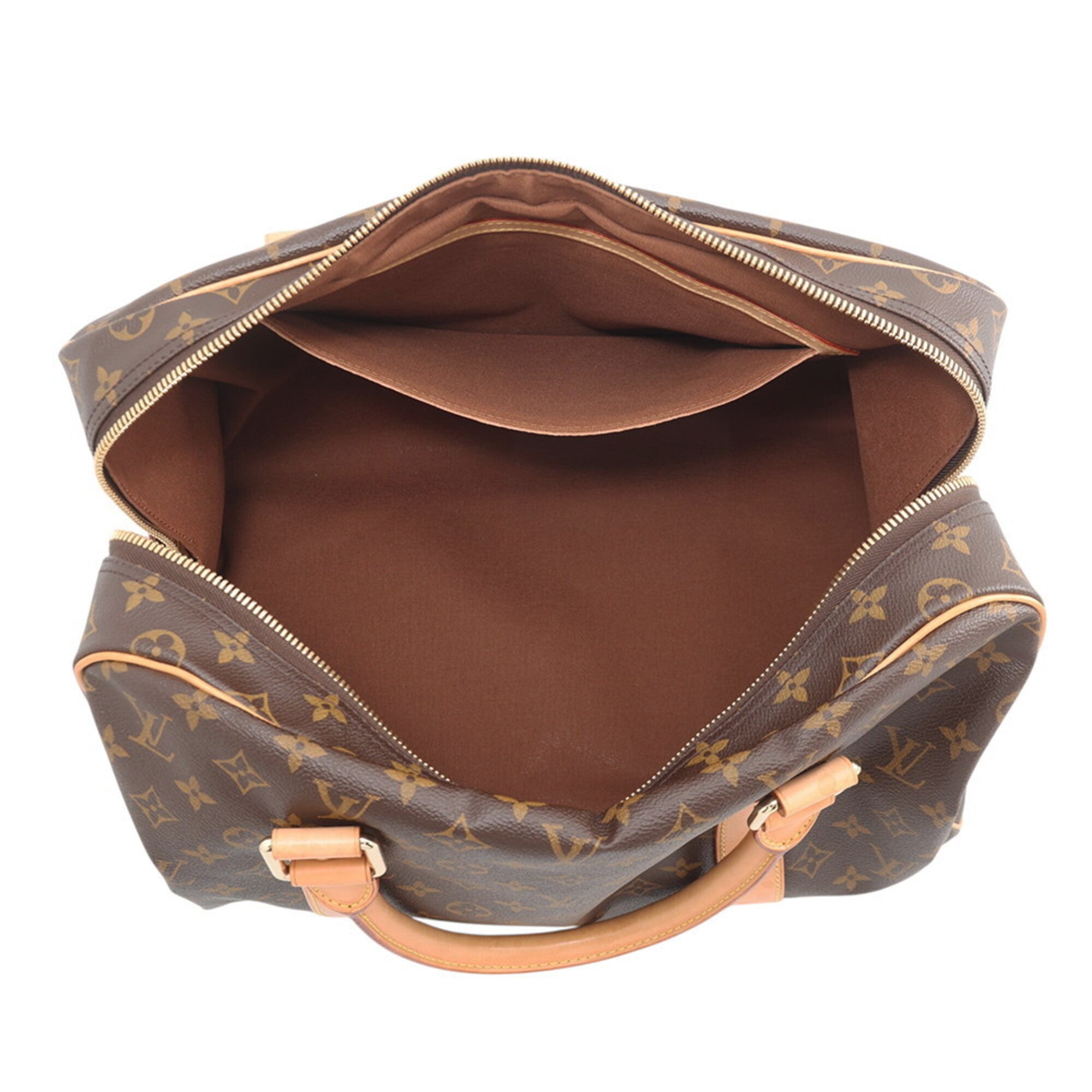 Louis Vuitton Monogram Brown Monogram Boston Bag Handbag (Pre-Owned)