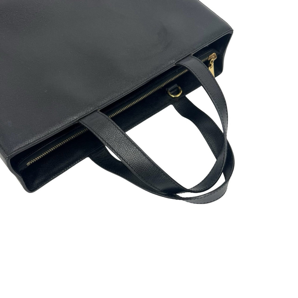 Celine Black Leather Handbag Shoulder Bag Tote Bag (Pre-Owned)