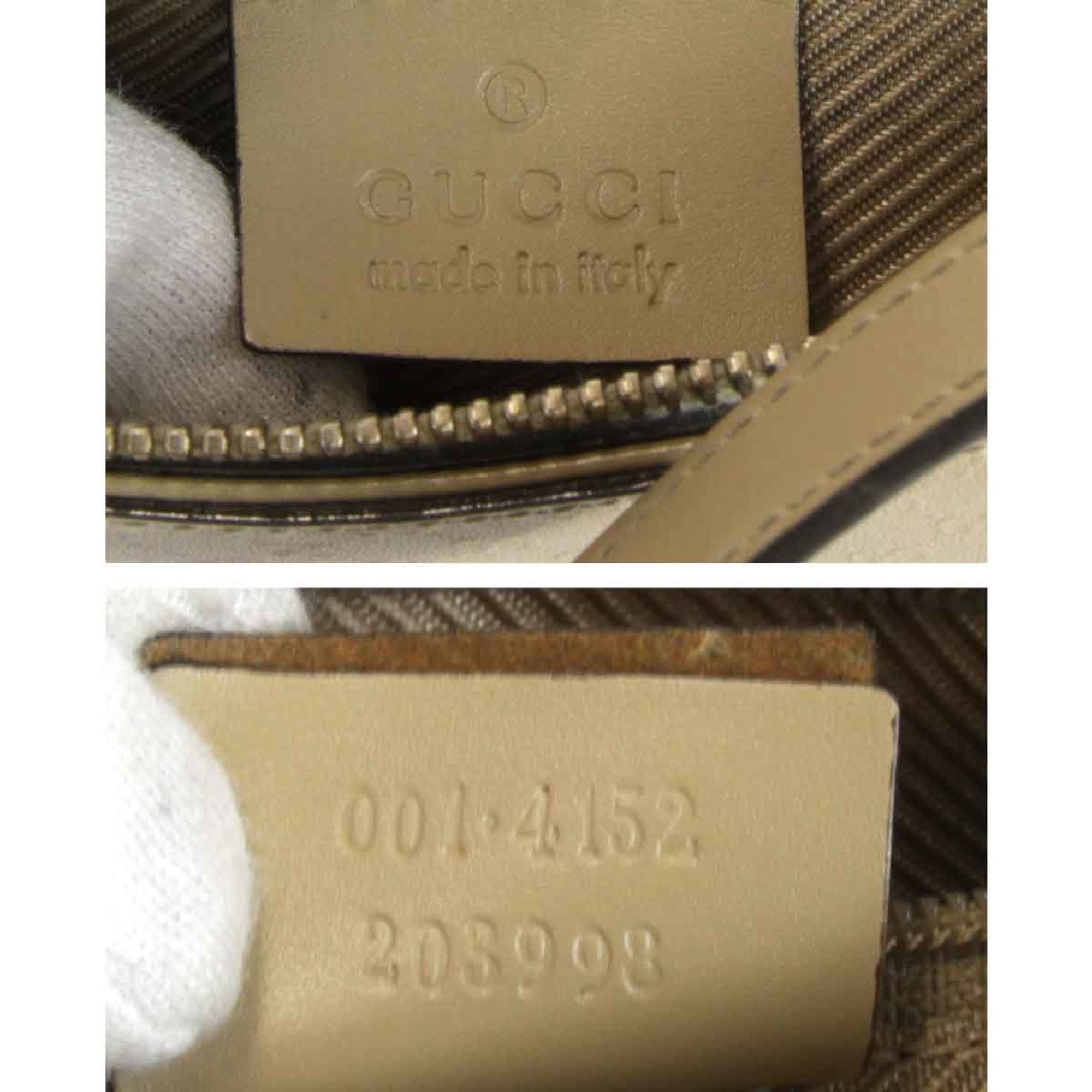 Gucci Beige Leather Shoulder Bag (Pre-Owned)