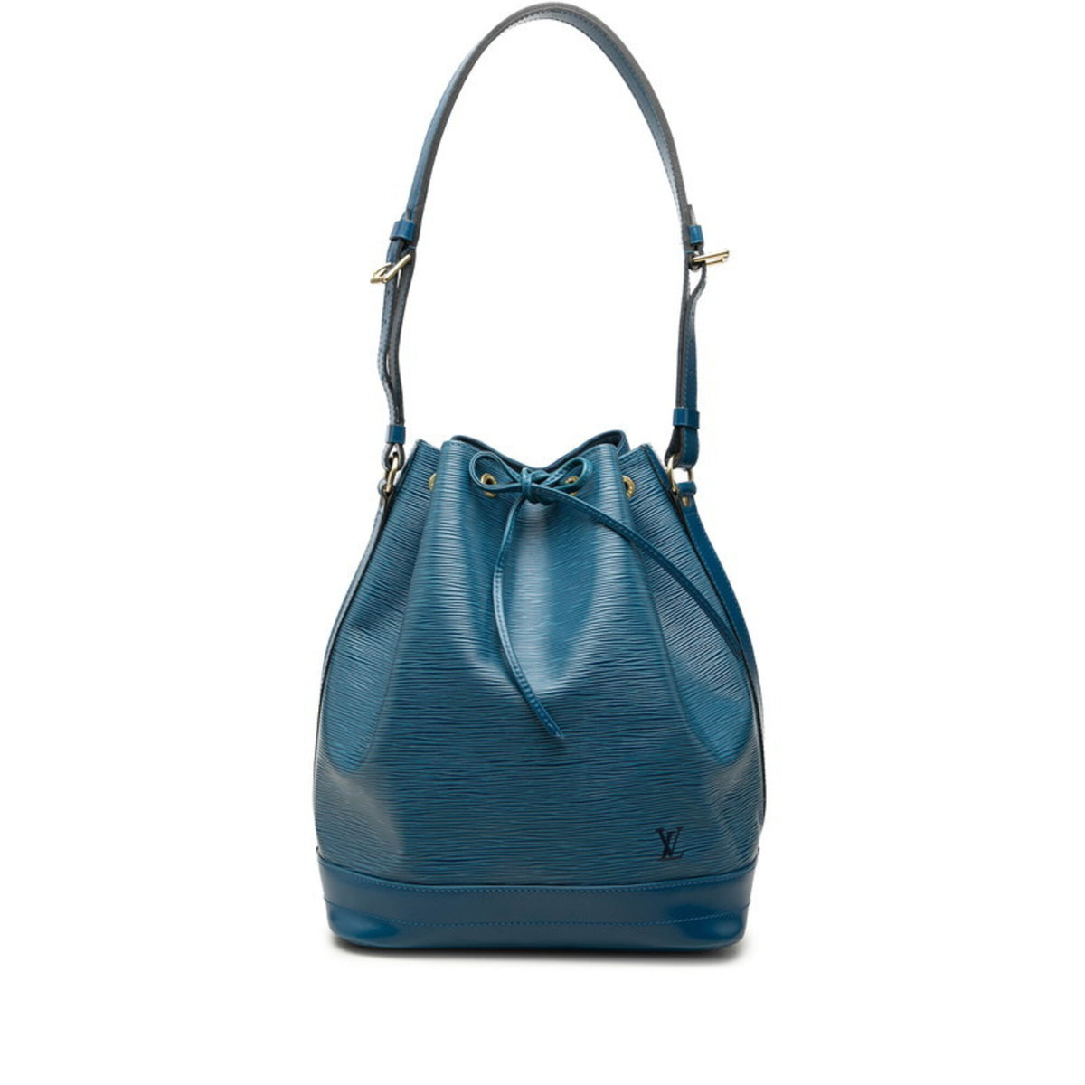 Louis Vuitton Toledo Blue Leather Shoulder Bag (Pre-Owned)