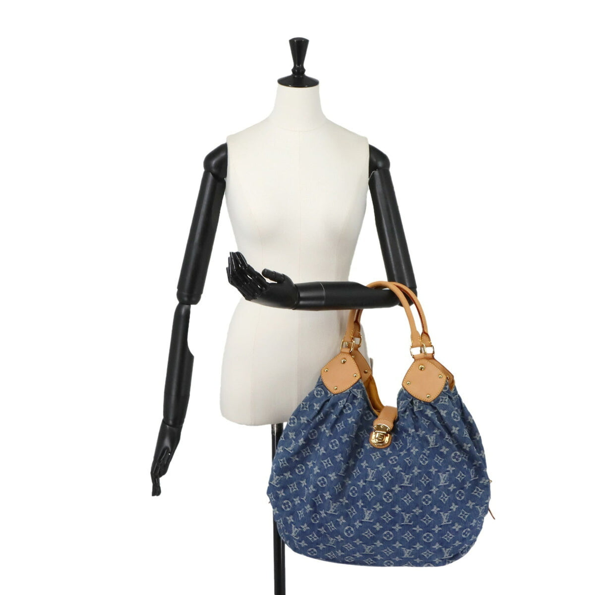 Louis Vuitton Blue Monogram Canvas Monogram Denim Handbag (Pre-Owned)