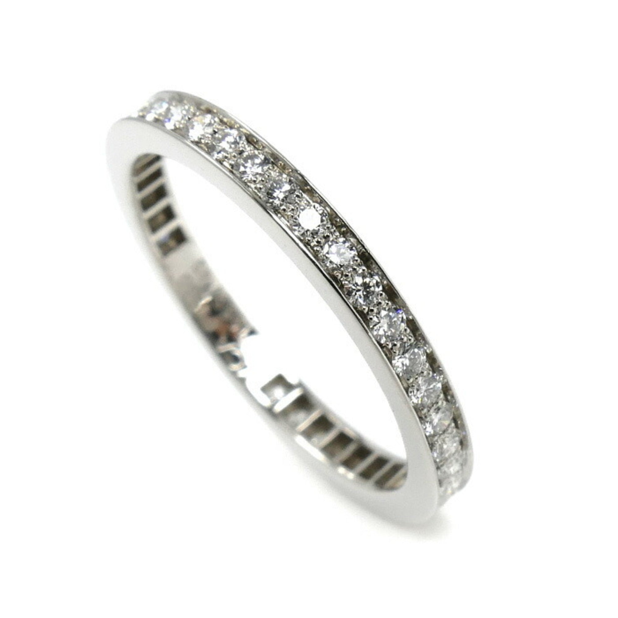 Van Cleef & Arpels Platinum Platinum 950 Band Ring (Pre-Owned)