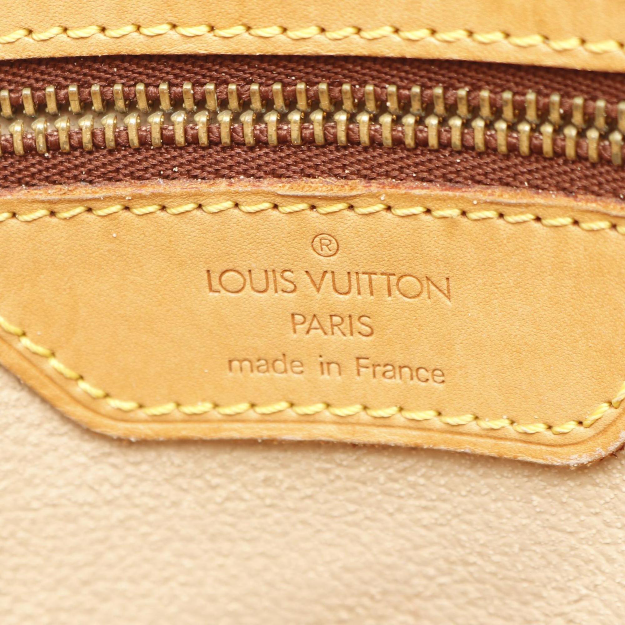 Louis Vuitton Brown Coated Canvas Pvc Monogram Leather Shoulder Bag (Pre-Owned)