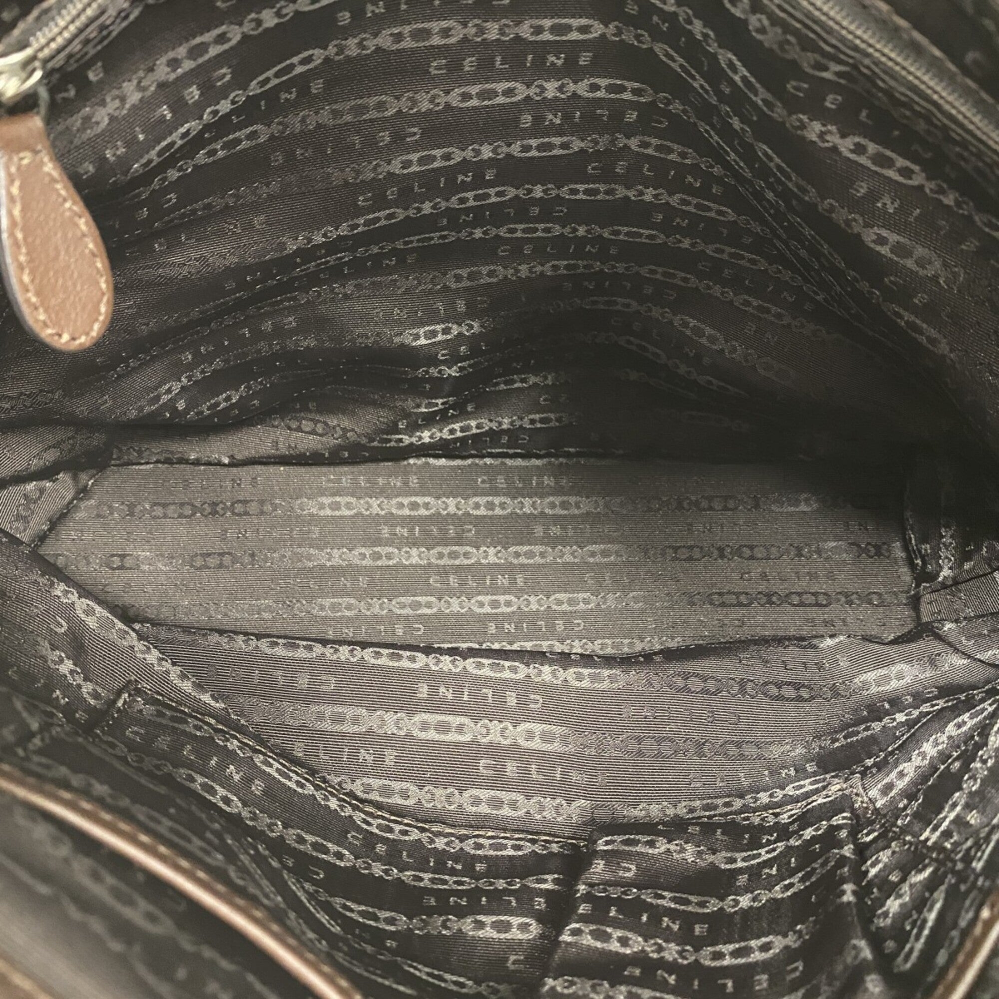 Celine Brown Leather Tote Bag (Pre-Owned)