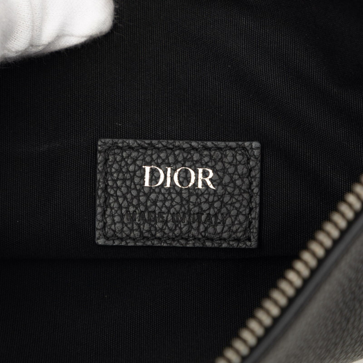 Christian Dior Black Leather Shoulder Bag Sling Bag (Pre-Owned)