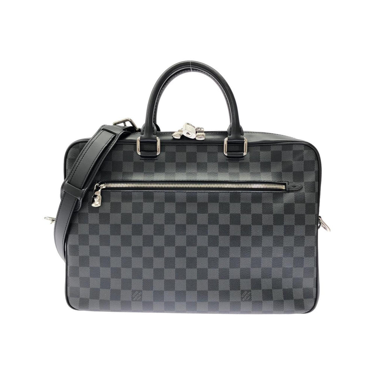 Louis Vuitton Graphite Coated Canvas Handbag (Pre-Owned)