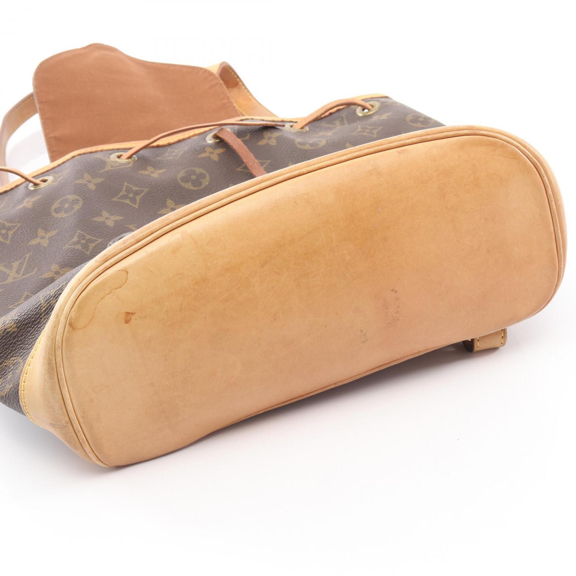 Louis Vuitton Brown Coated Canvas Monogram Pvc Leather Backpack (Pre-Owned)