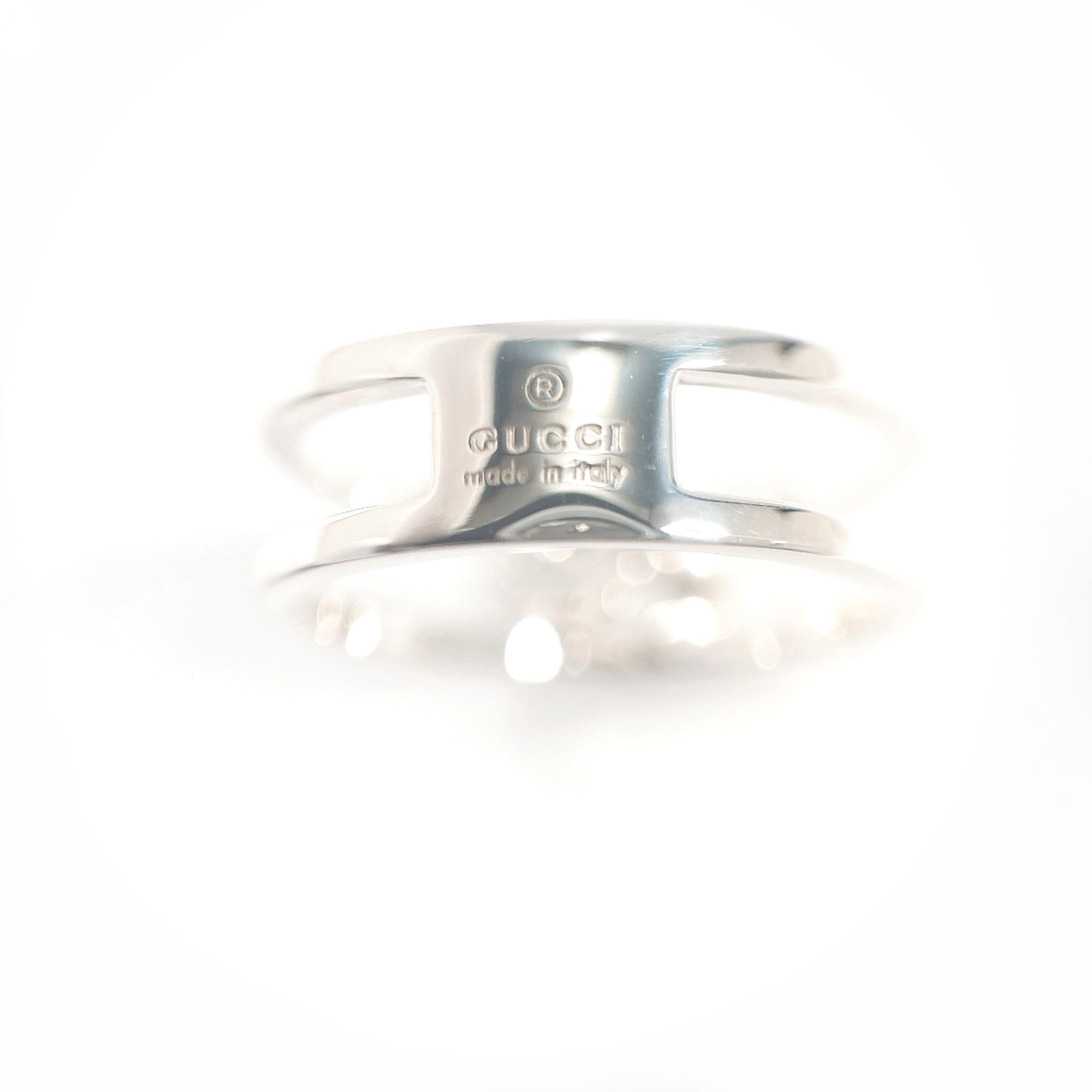 Gucci Silver Silver 925 Band Ring (Pre-Owned)