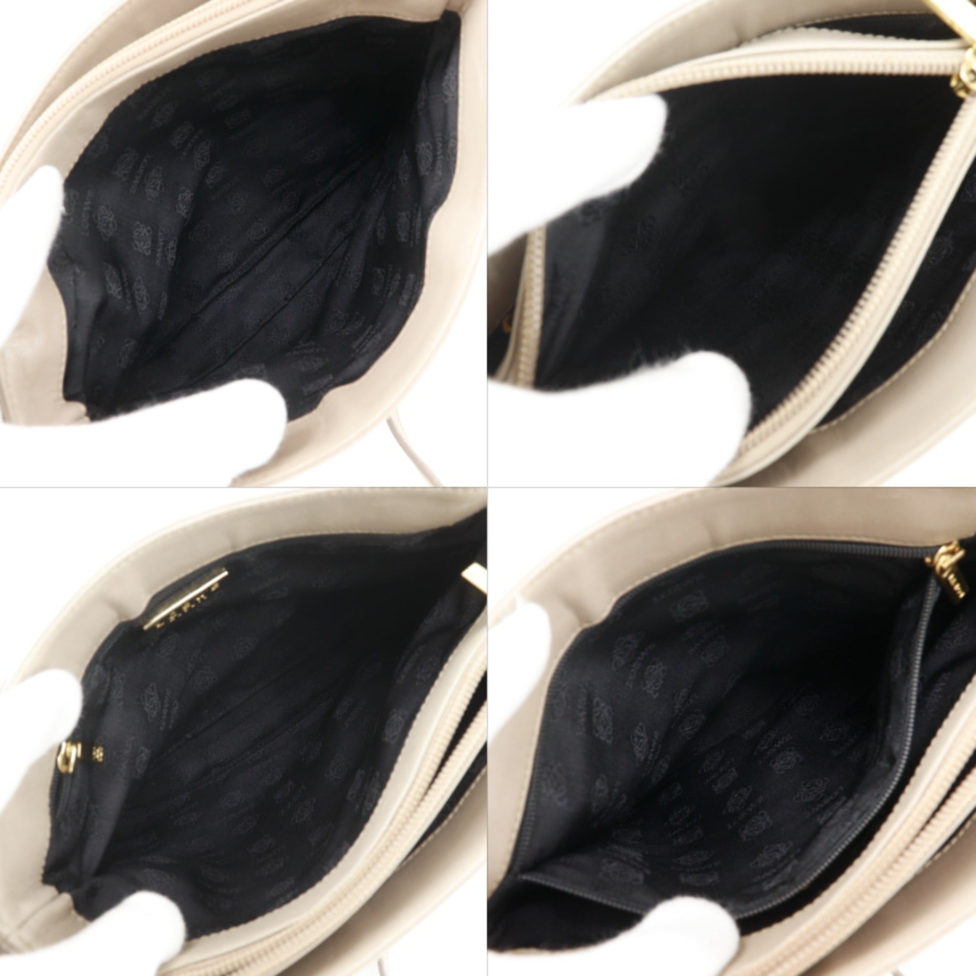 Loewe Beige Leather Shoulder Bag (Pre-Owned)