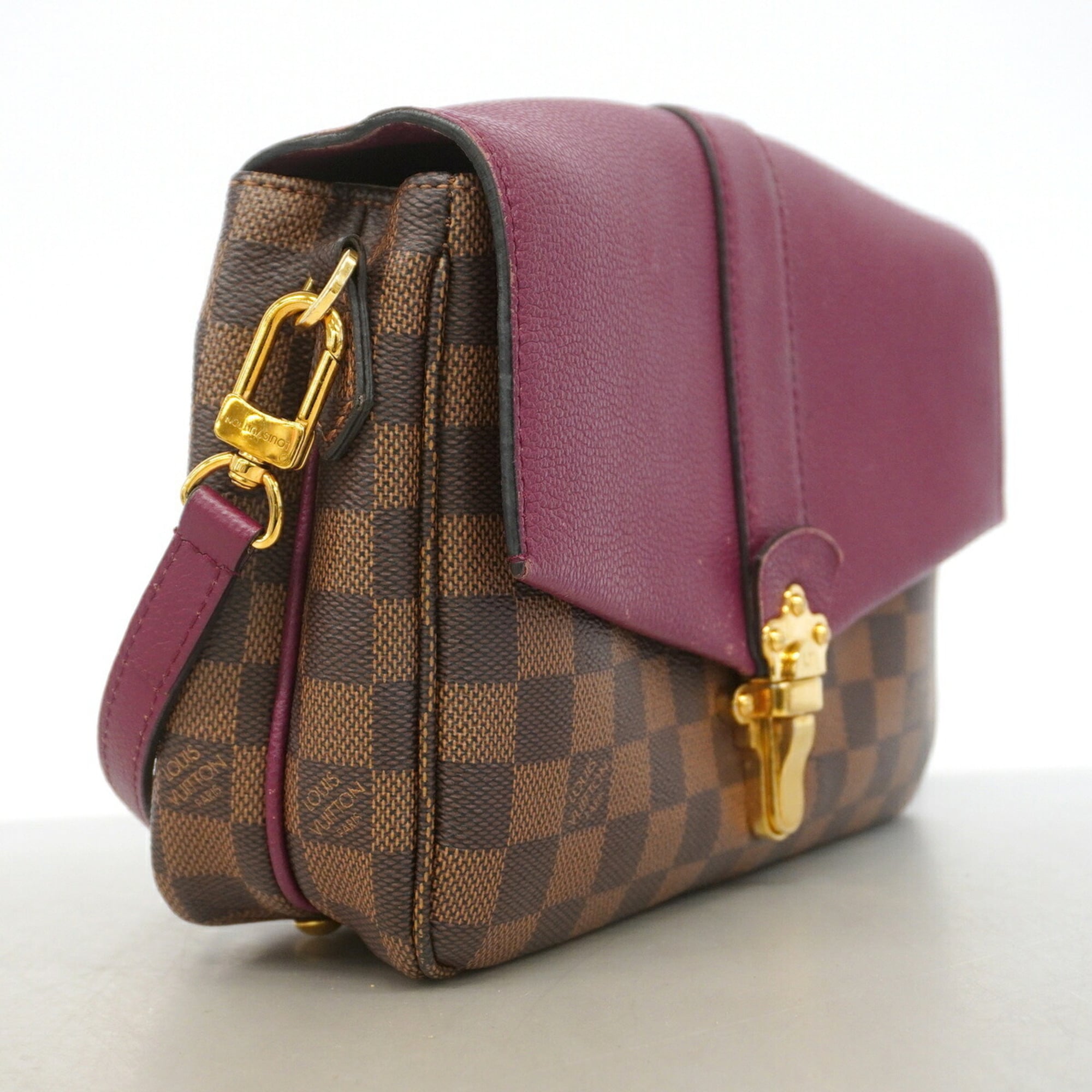 Louis Vuitton Ebene Raisin Shoulder Bag (Pre-Owned)