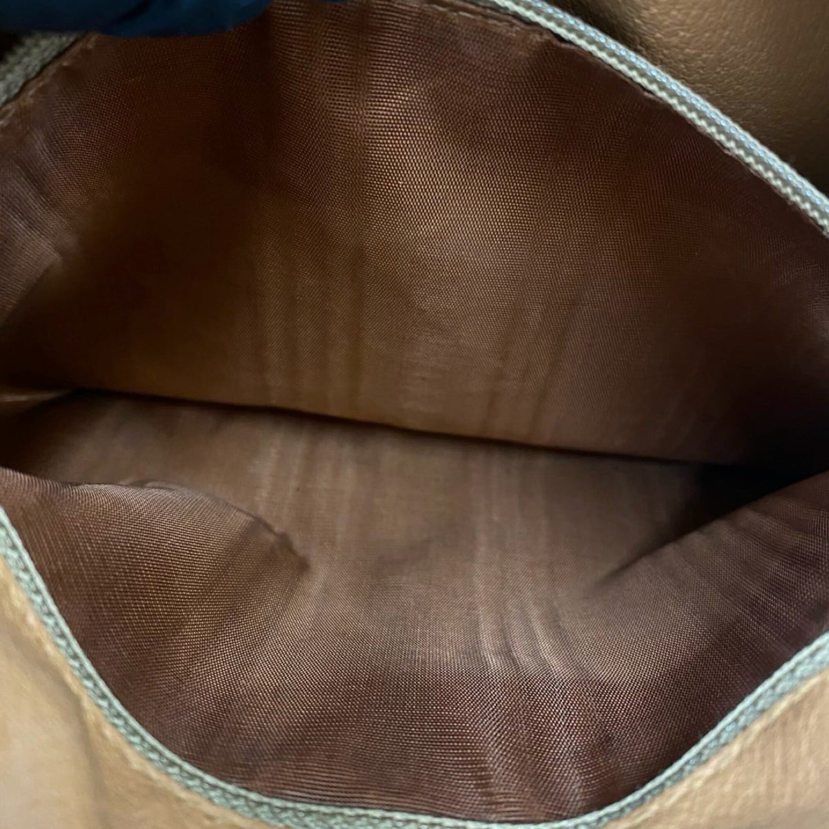 Celine Brown Leather Pvc Pochette Shoulder Bag (Pre-Owned)