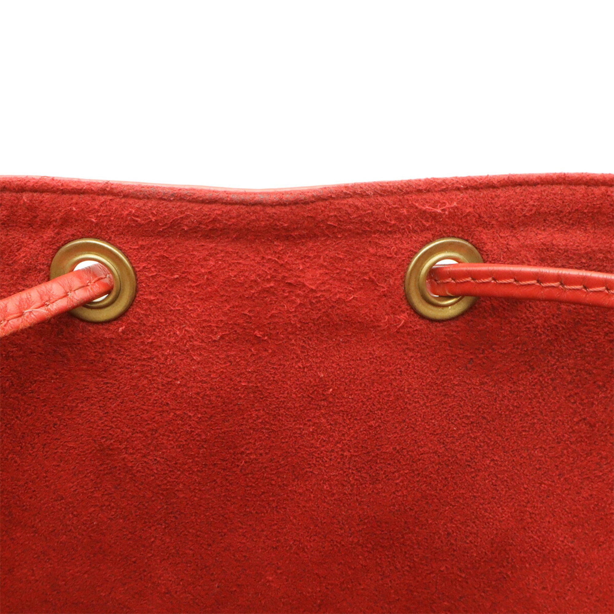 Louis Vuitton Castilian Red Red Color Epi Leather Shoulder Bag (Pre-Owned)