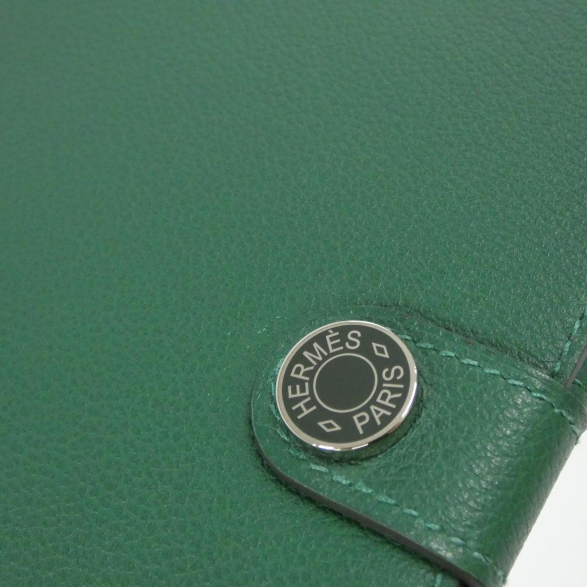 Hermes Green Vert Fonce Long Bill Wallet (Bi-Fold) (Pre-Owned)