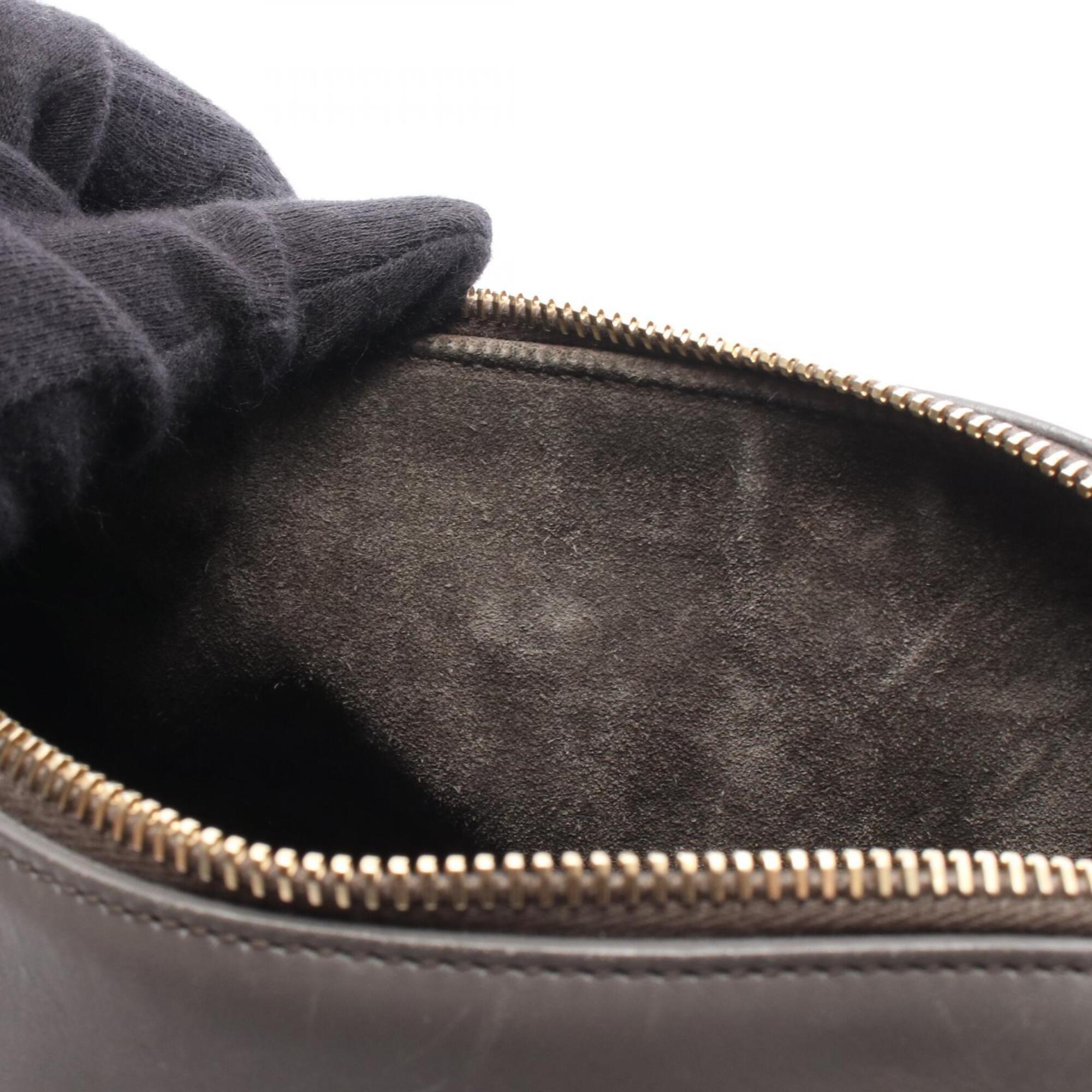Saint Laurent Gray Leather Handbag (Pre-Owned)