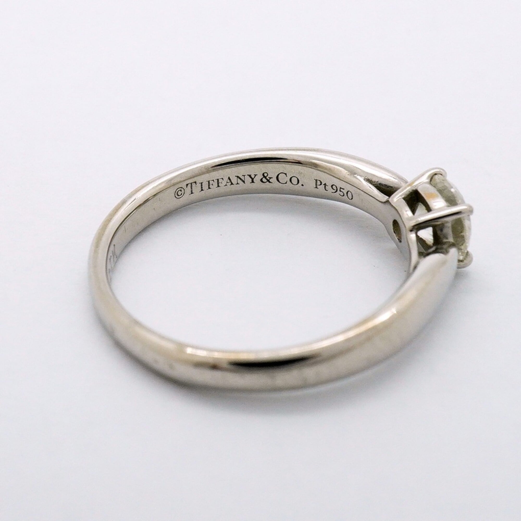 Tiffany Platinum 950 Band Ring (Pre-Owned)