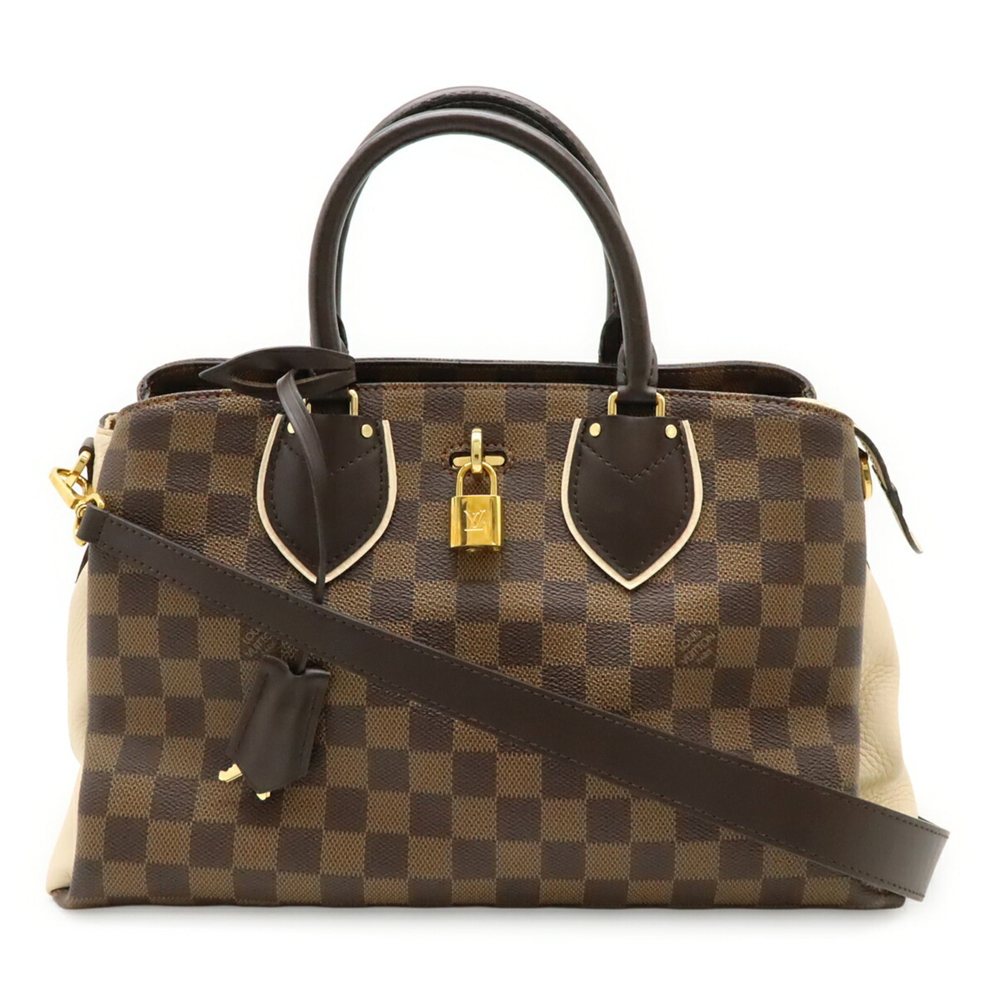 Louis Vuitton Brown Damier Canvas Galle Damier Canvas Handbag Shoulder Bag (Pre-Owned)