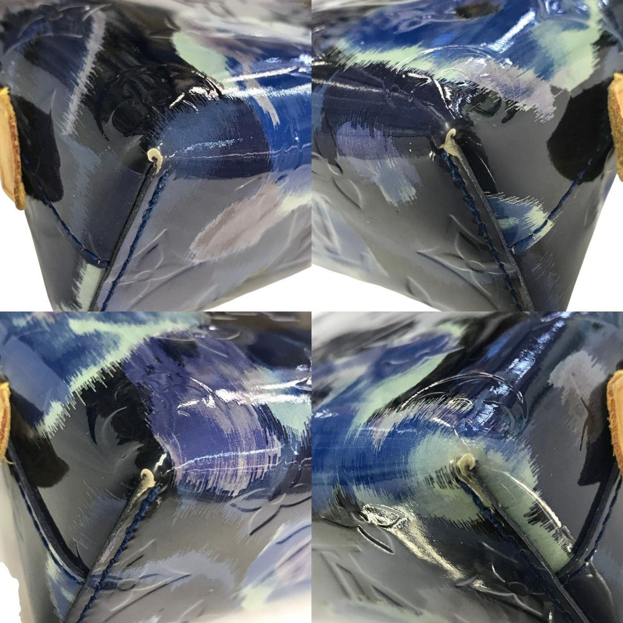 Louis Vuitton Blue Galle Vernis Pouch (Pre-Owned)