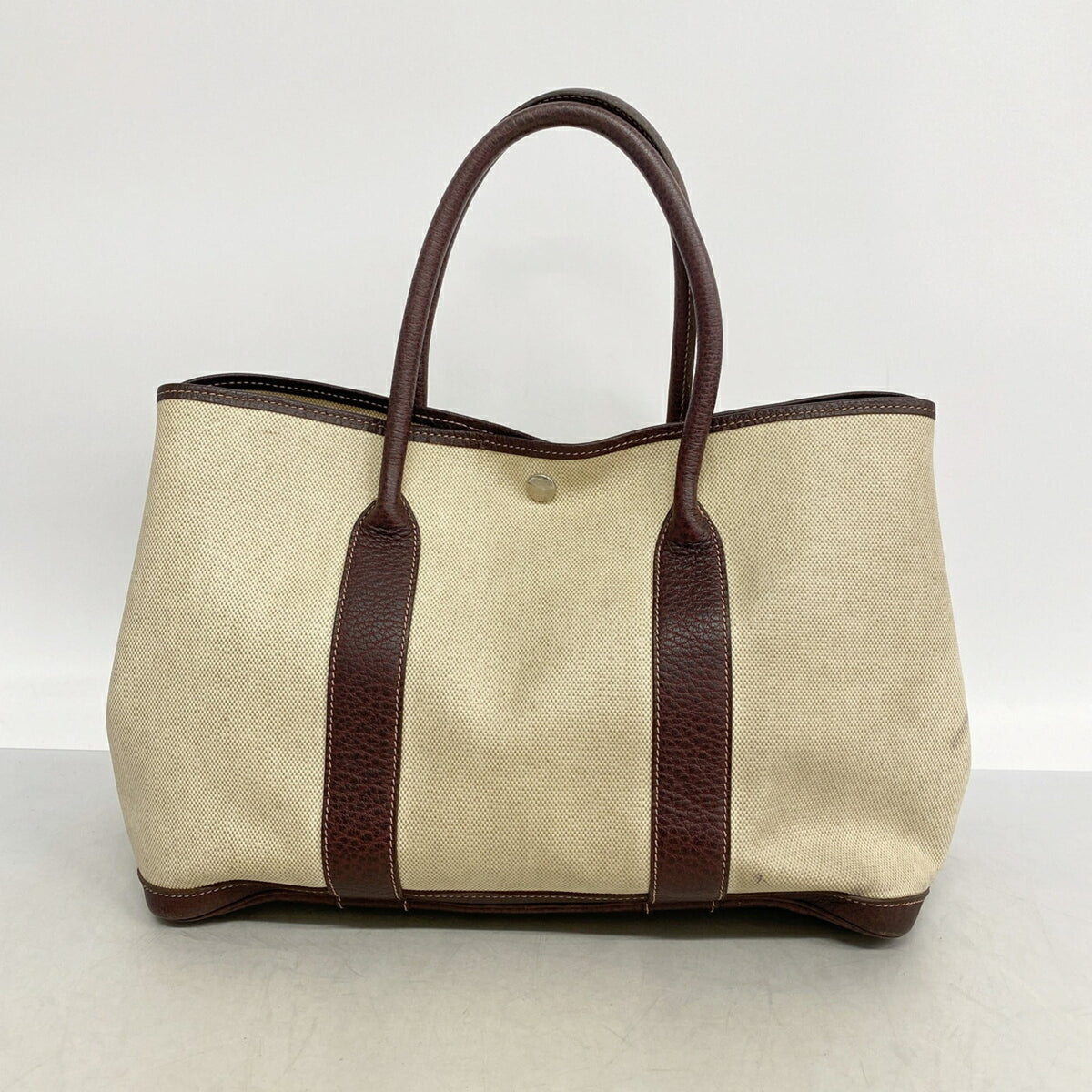 Hermes Brown Toile H Tote Bag (Pre-Owned)