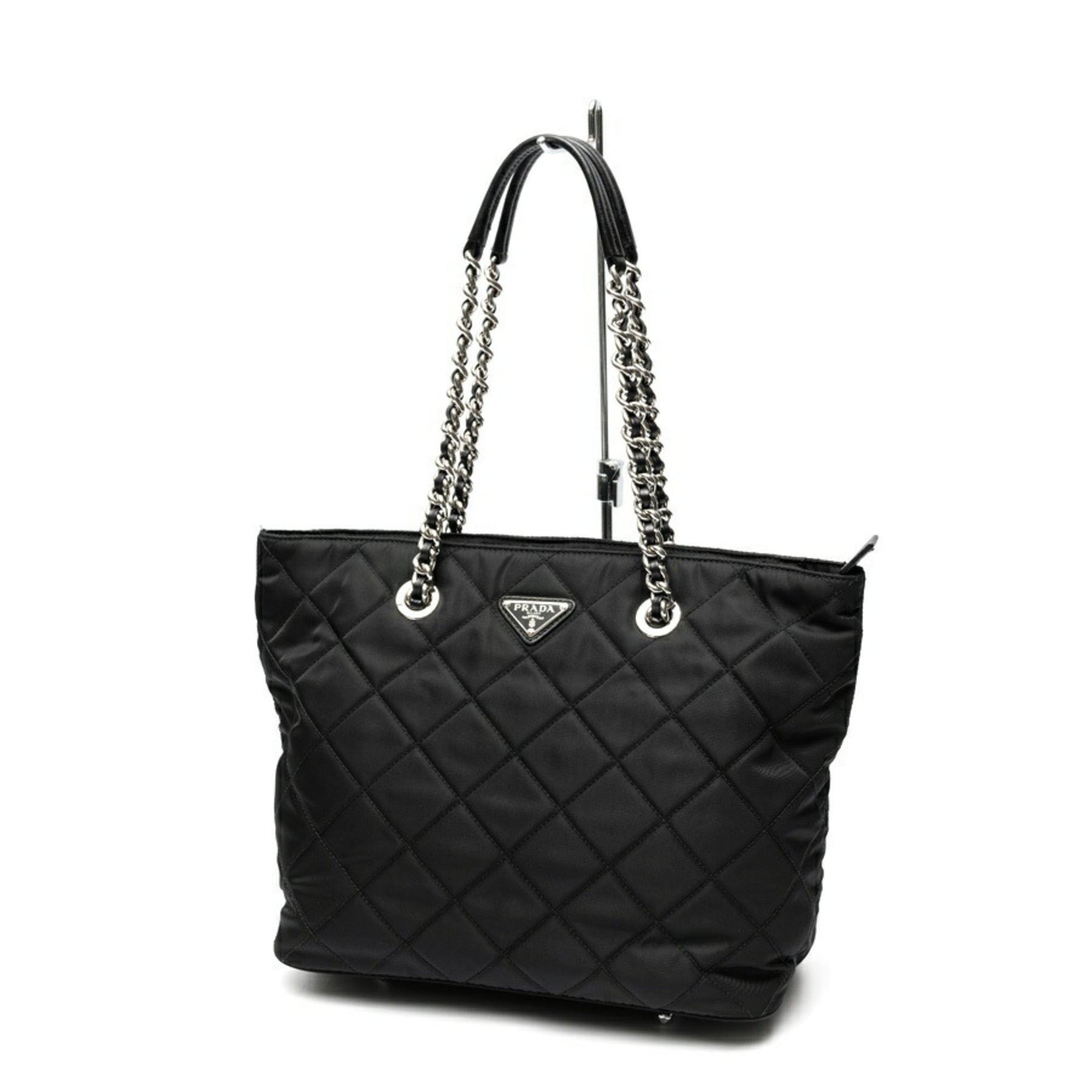 Prada Black Nylon Tote Bag (Pre-Owned)