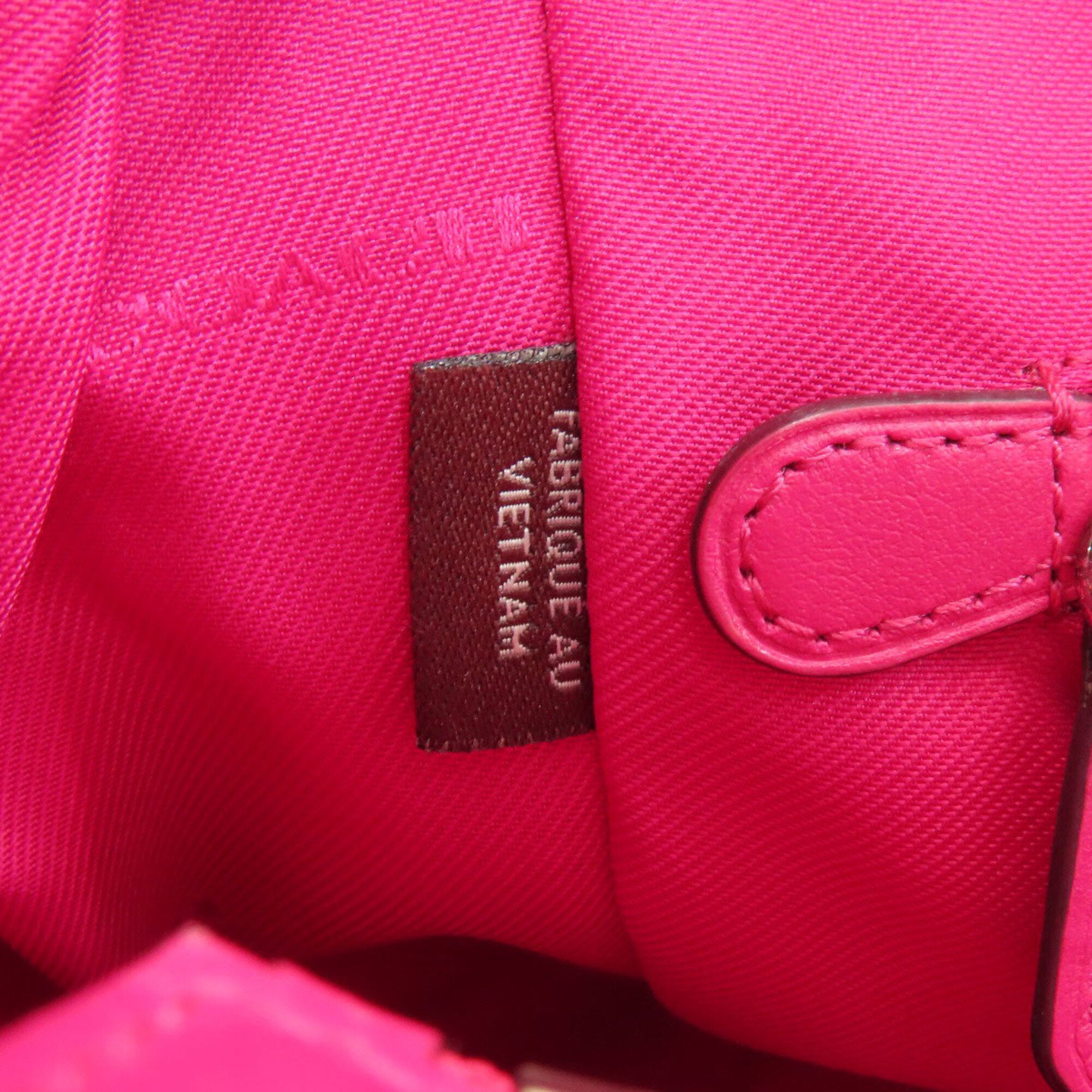 Coach Pink Leather Handbag (Pre-Owned)