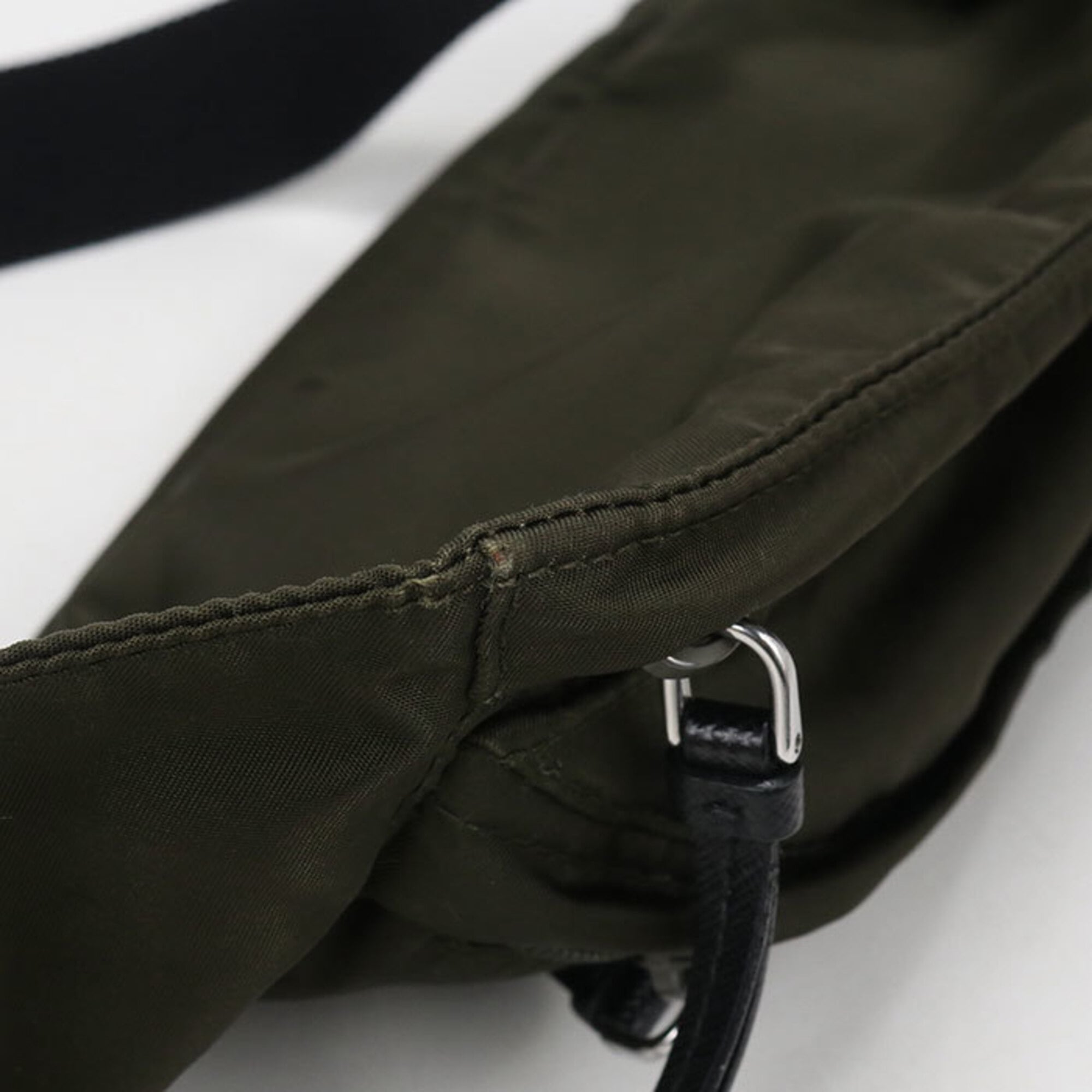 Prada Khaki Nylon Sling Bag (Pre-Owned)
