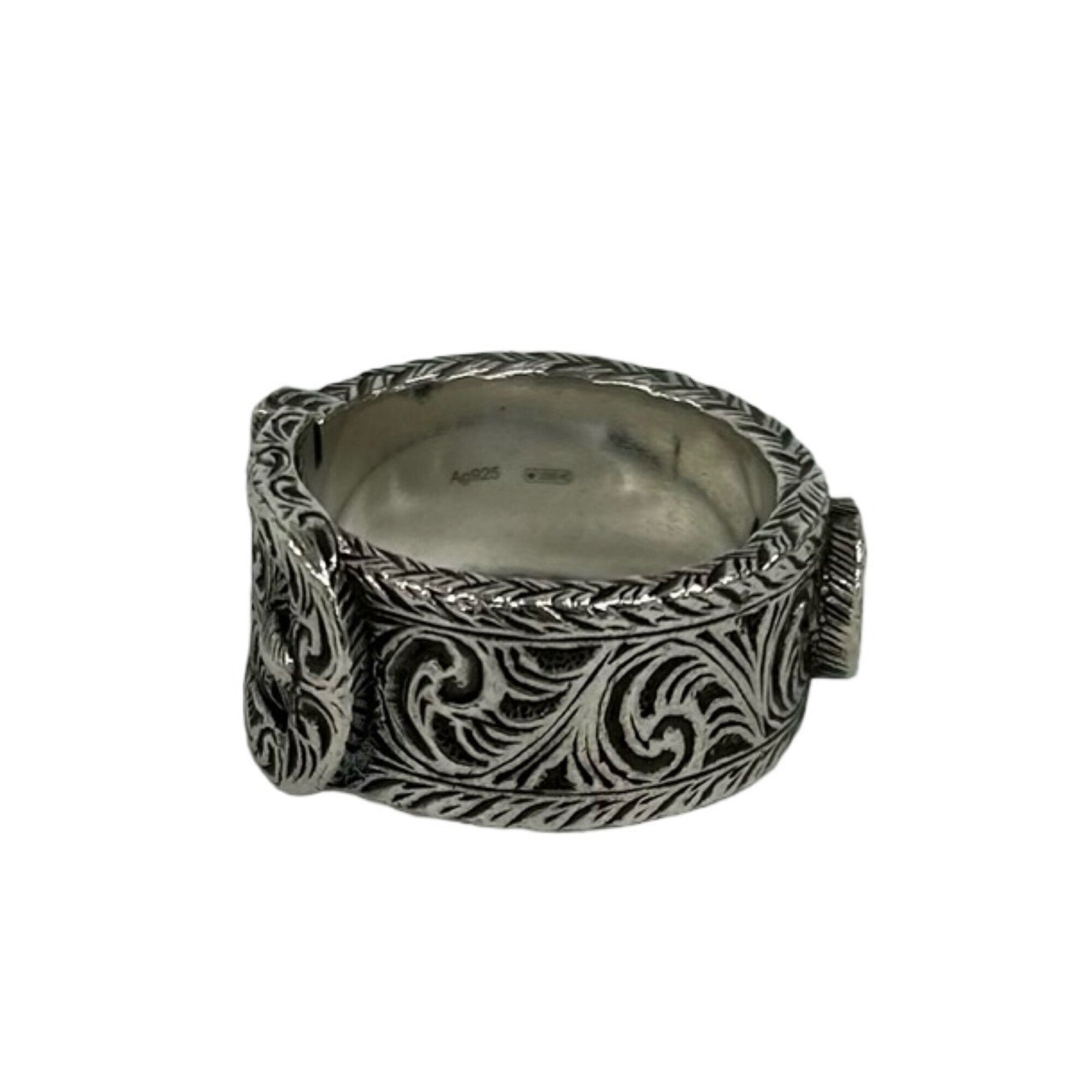 Gucci Silver Silver 925 Band Ring (Pre-Owned)