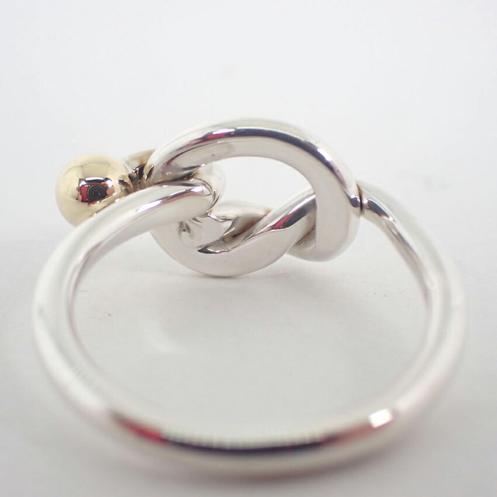 Tiffany Yellow Gold (18K) Sterling Silver 925 Band Ring (Pre-Owned)