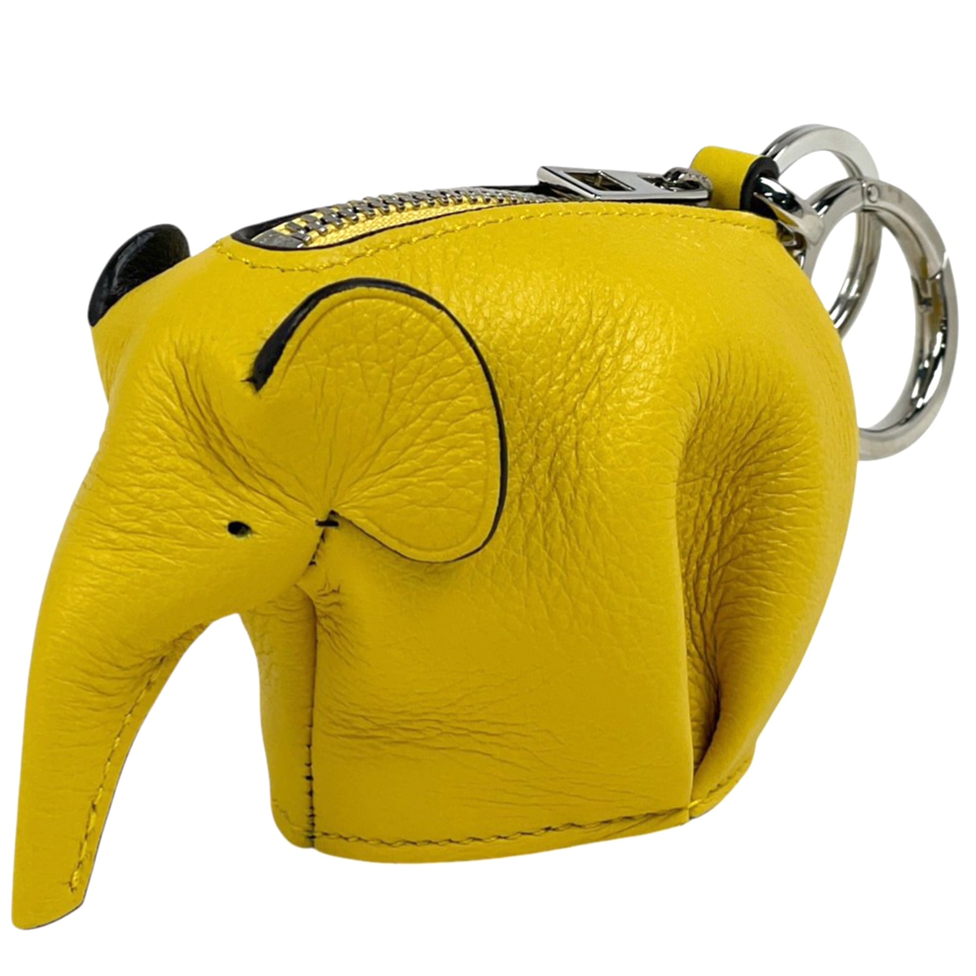 Loewe Yellow Leather Coin Purse/Coin Case (Pre-Owned)