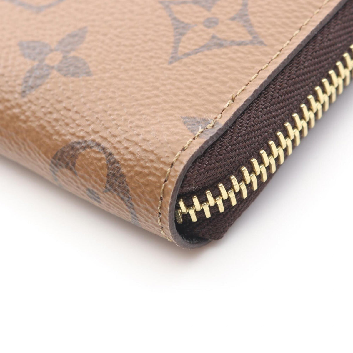Louis Vuitton Brown Monogram Reverse Monogram Reverse Long Wallet (Bi-Fold) (Pre-Owned)
