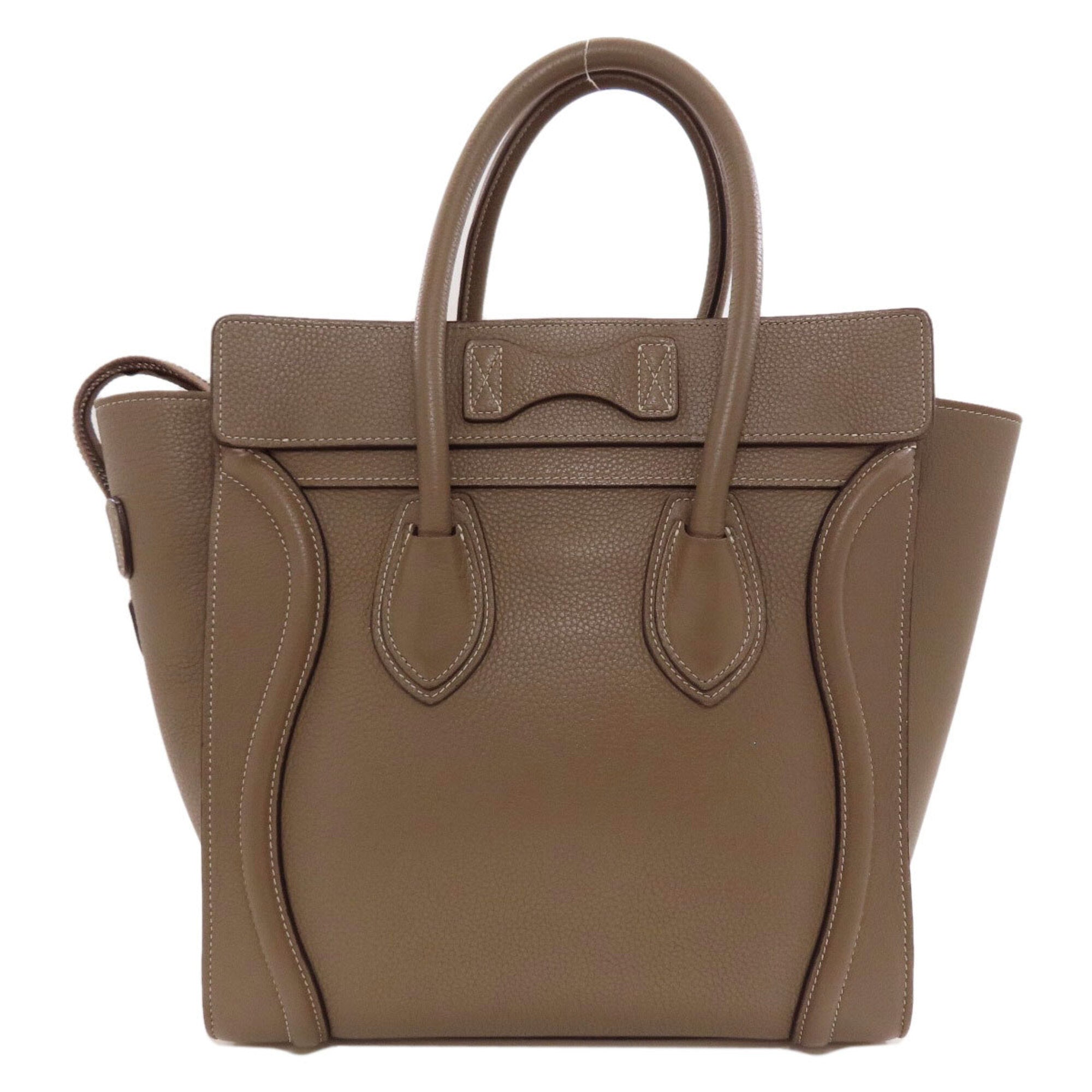 Celine Gray Leather Handbag (Pre-Owned)