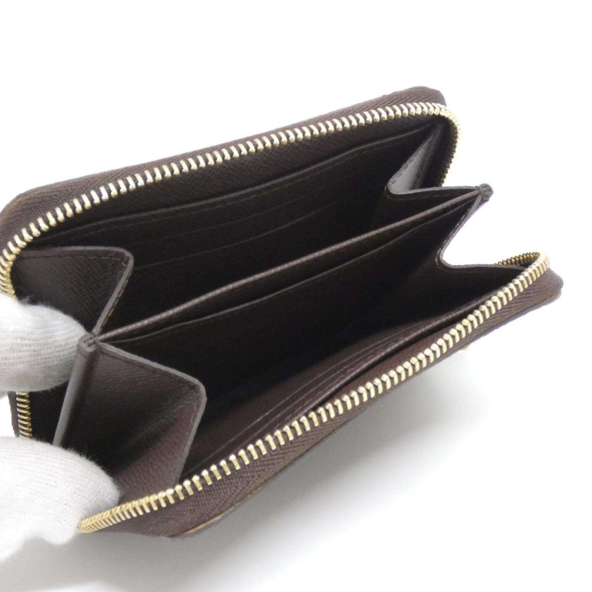 Louis Vuitton Damier Ebene Coated Canvas Coin Purse/Coin Case (Pre-Owned)