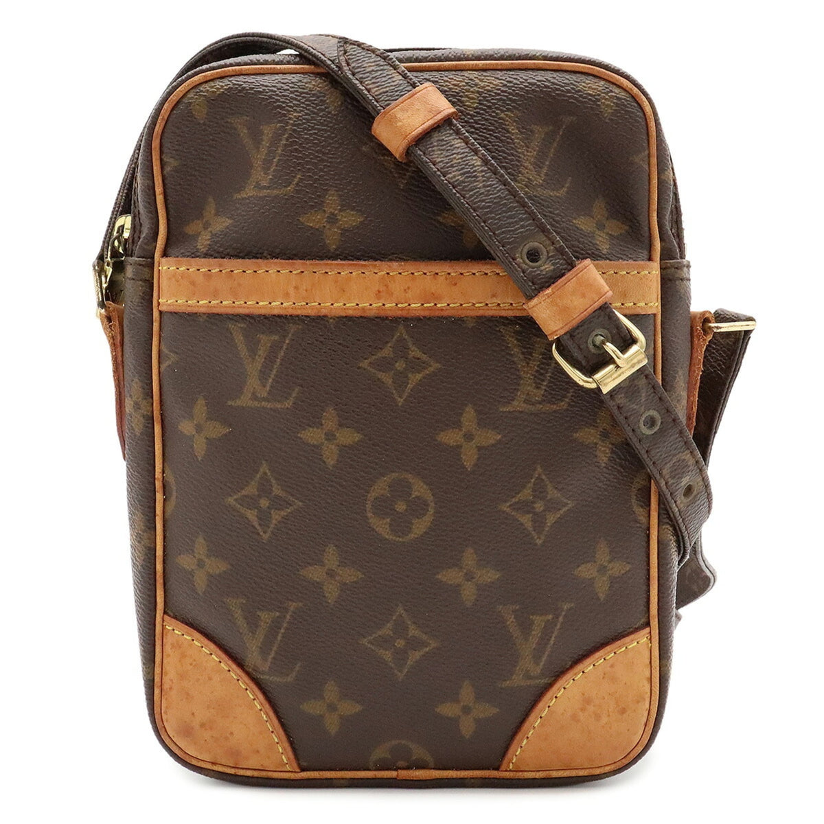 Louis Vuitton Brown Galle Monogram Monogram Pochette Shoulder Bag (Pre-Owned)
