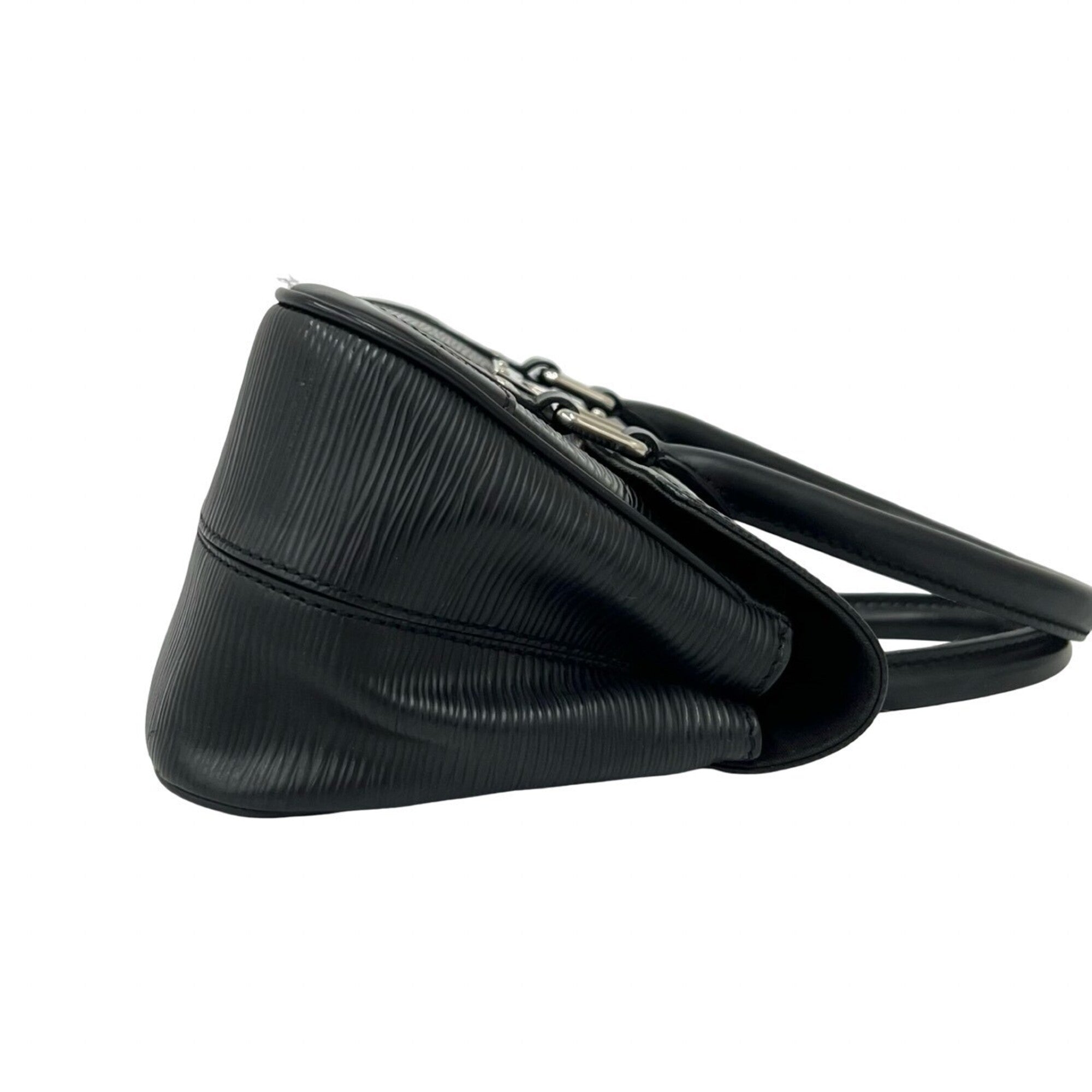Louis Vuitton Black Epi Leather Boston Bag Handbag (Pre-Owned)