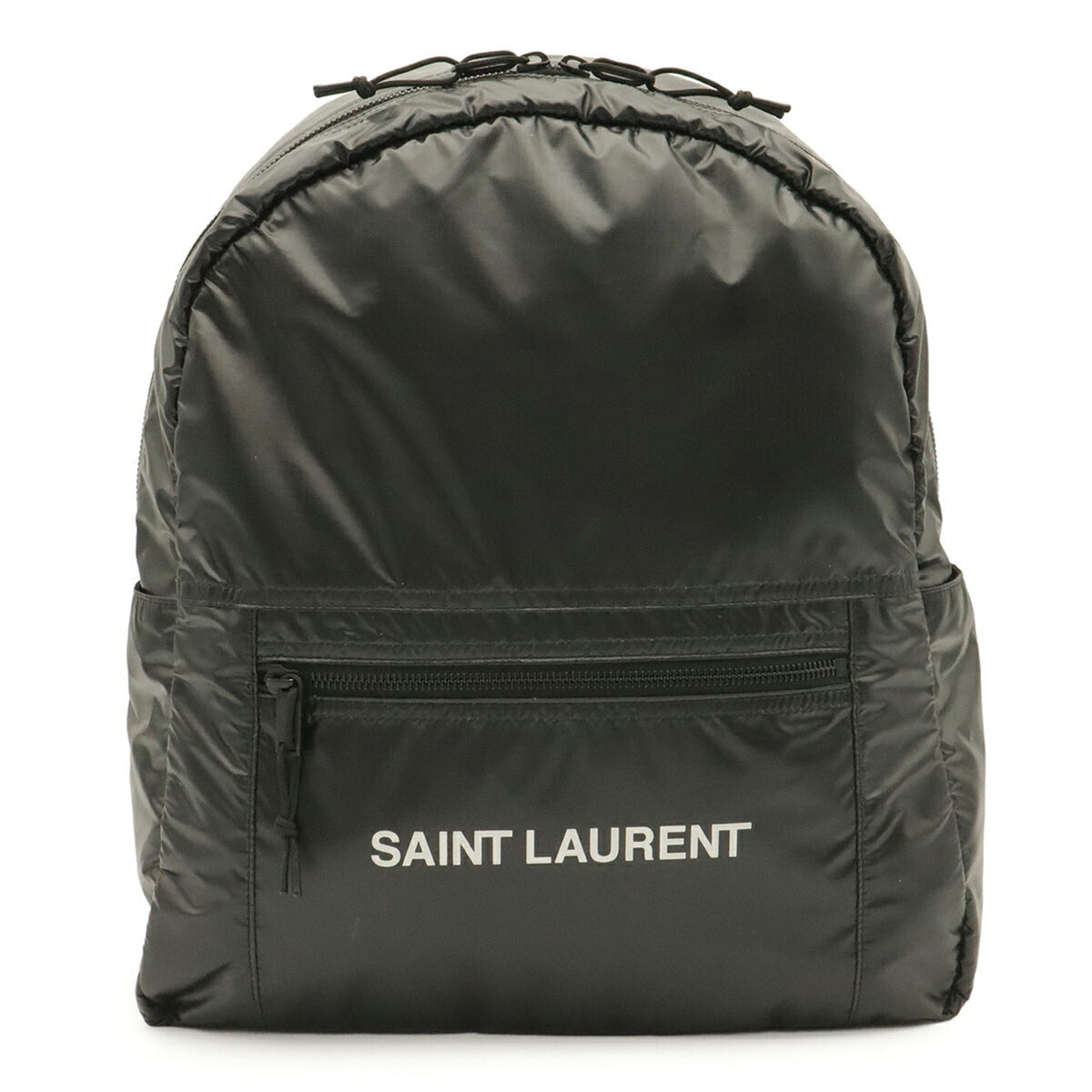 Yves Saint Laurent Black Nylon Backpack (Pre-Owned)