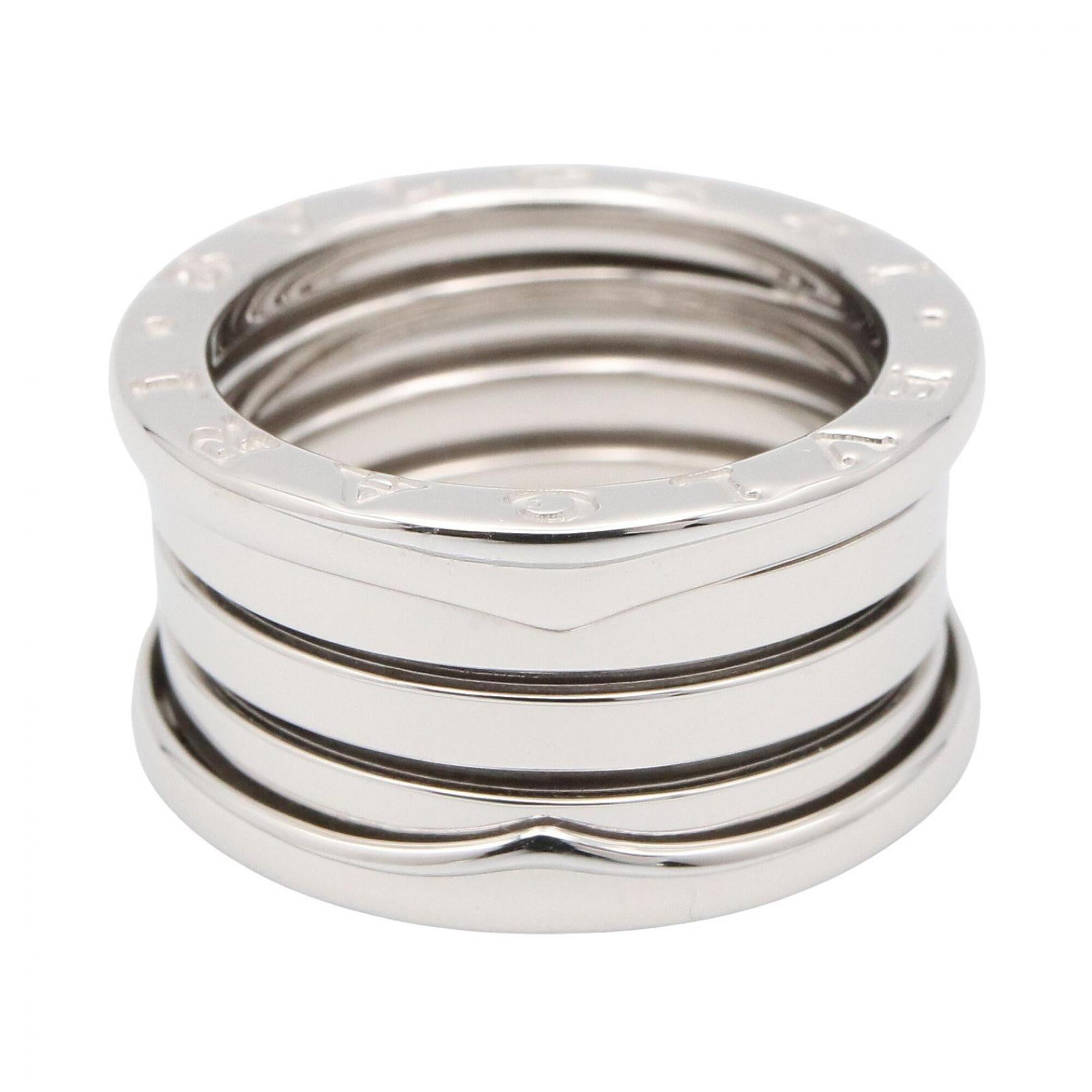 Bvlgari Silver White Gold (18K) Band Ring (Pre-Owned)