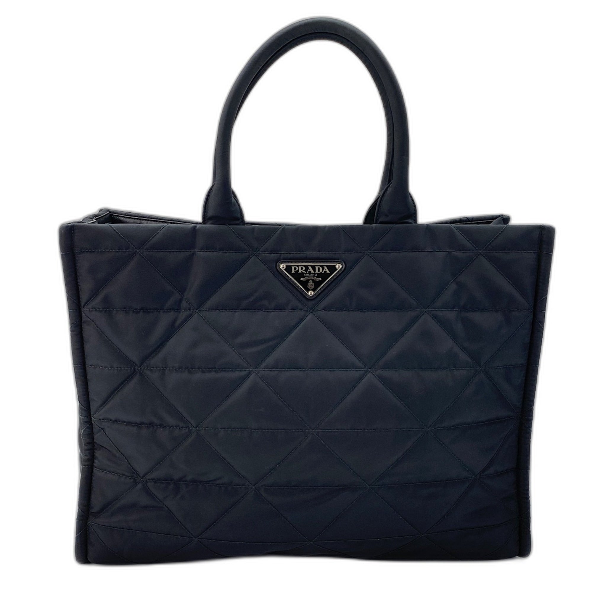 Prada Black Nylon Tote Bag (Pre-Owned)