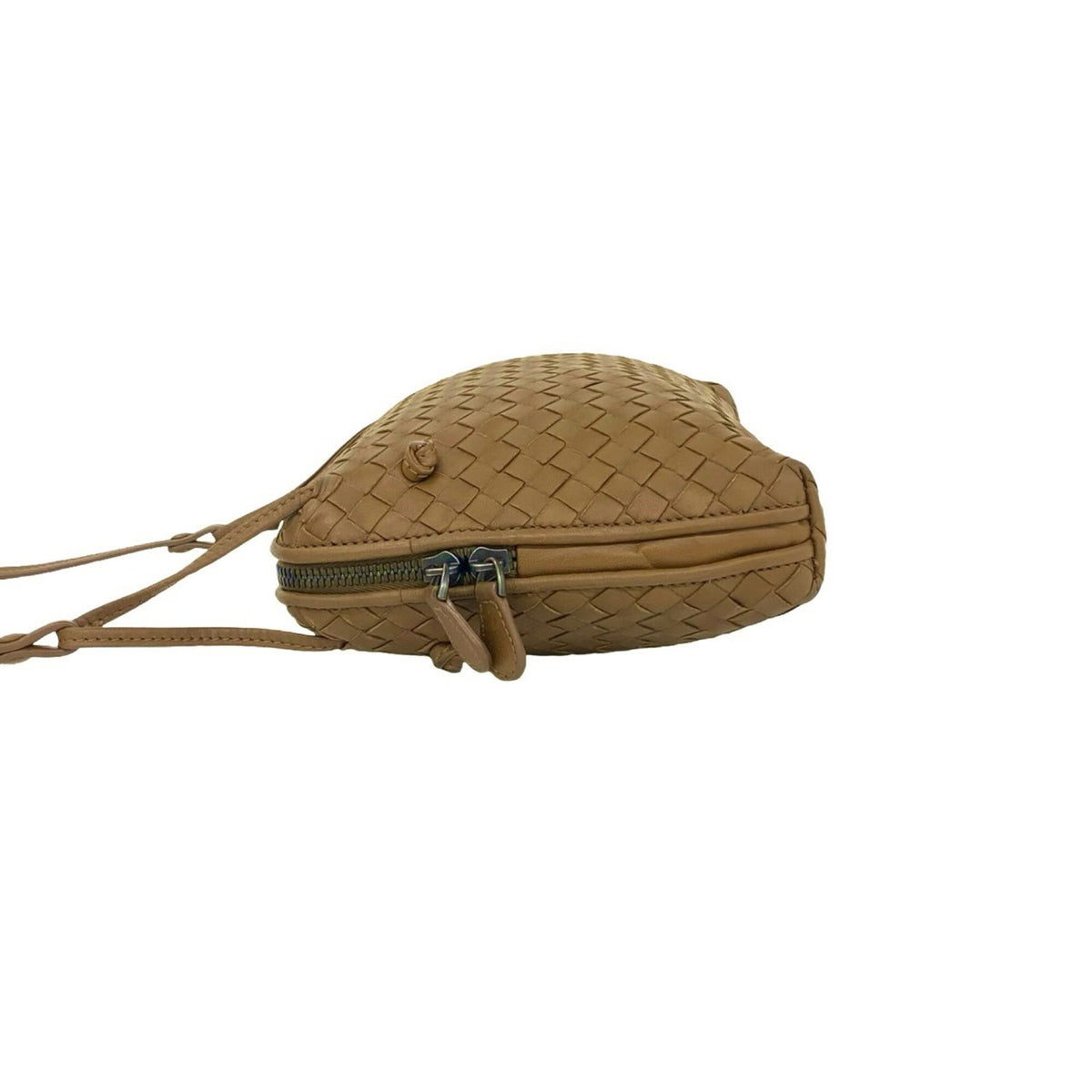 Bottega Veneta Brown Leather Pochette Shoulder Bag (Pre-Owned)
