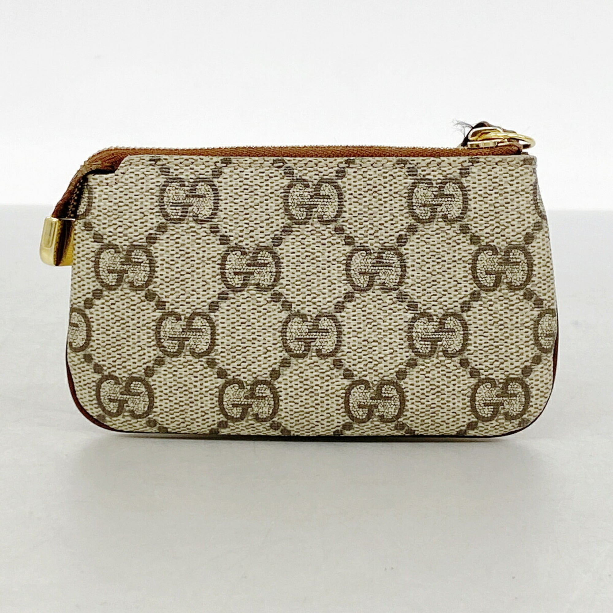 Gucci Brown Pvc Coin Purse/Coin Case (Pre-Owned)