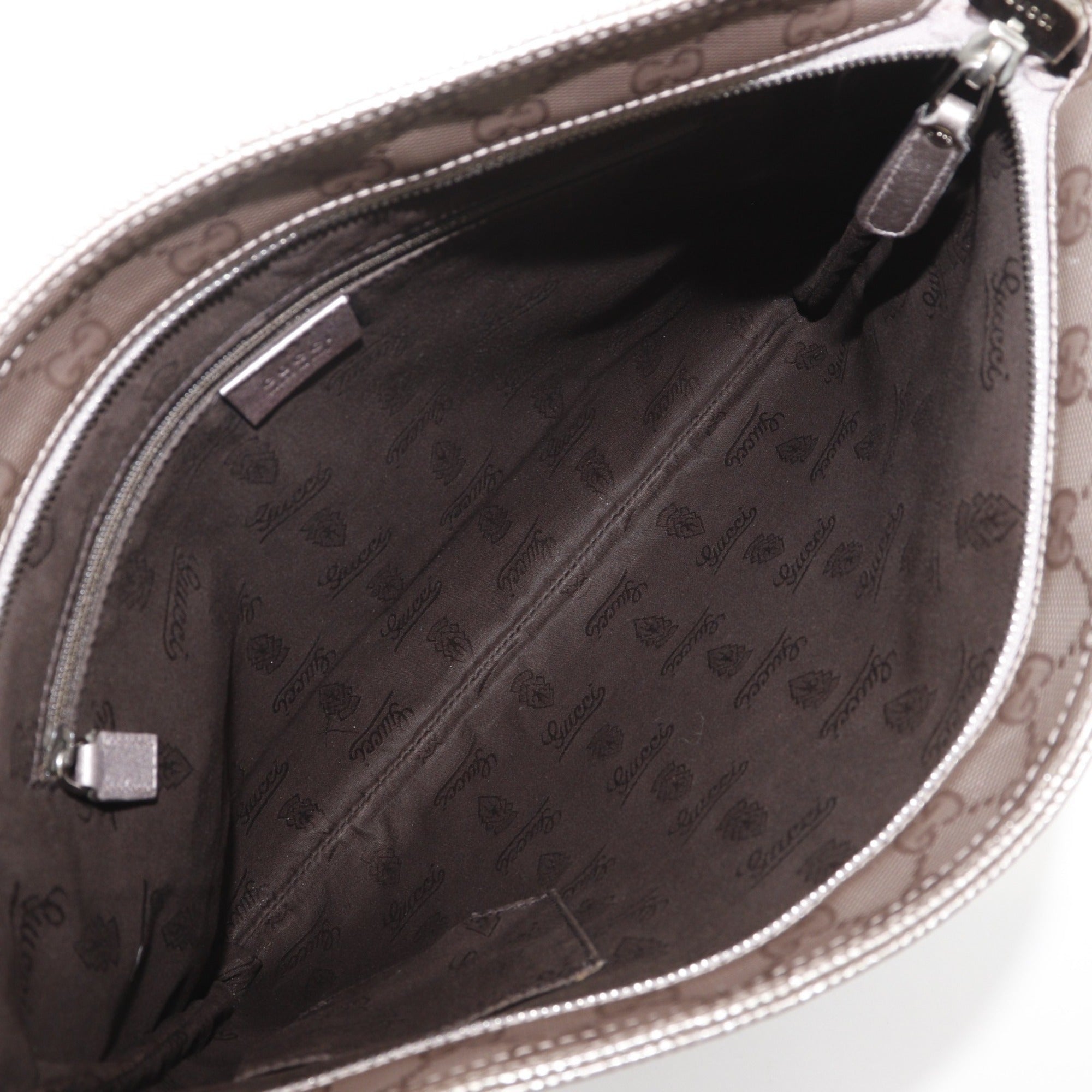 Gucci Bronze Gg Imprimé Shoulder Bag (Pre-Owned)