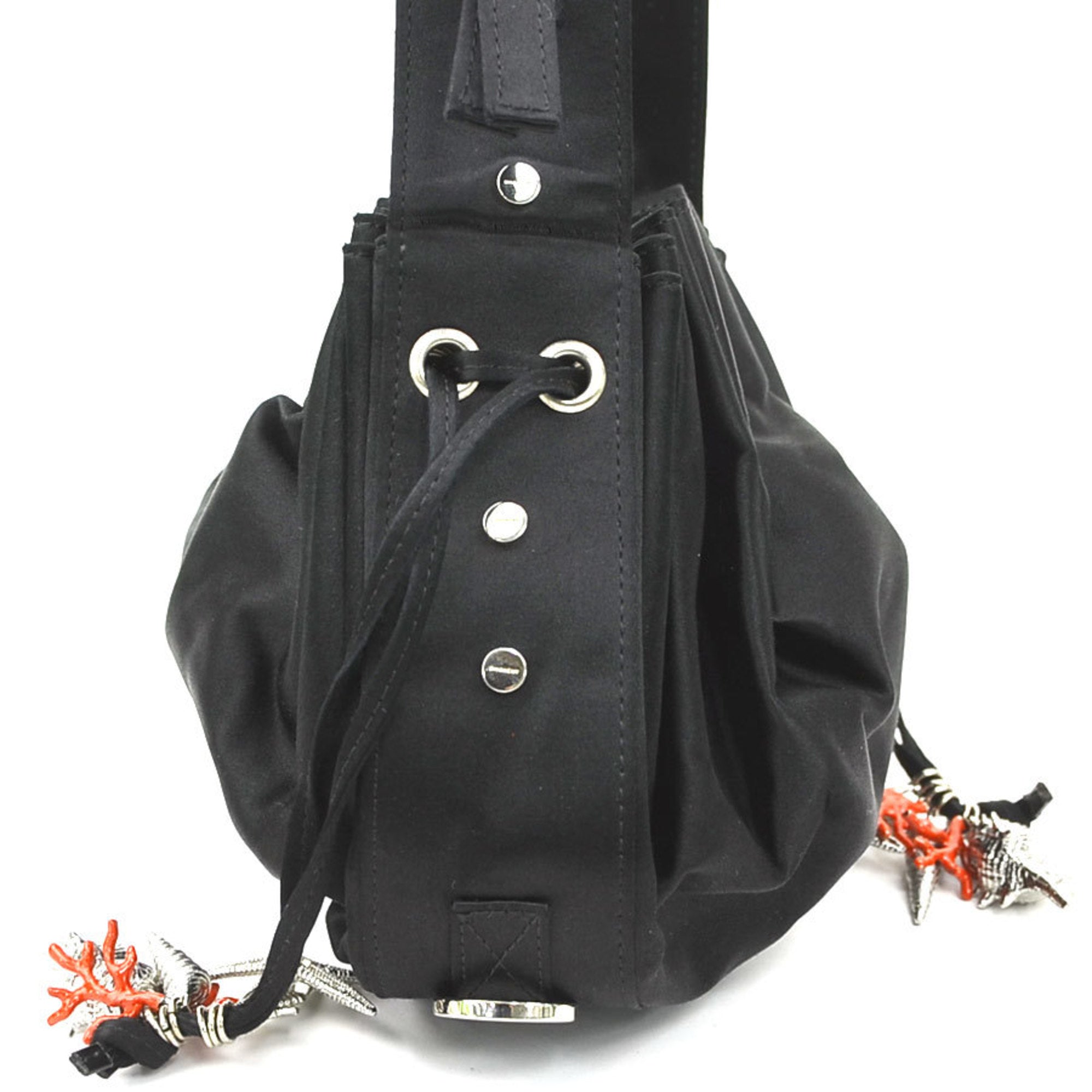 Givenchy Black Satin Shoulder Bag (Pre-Owned)