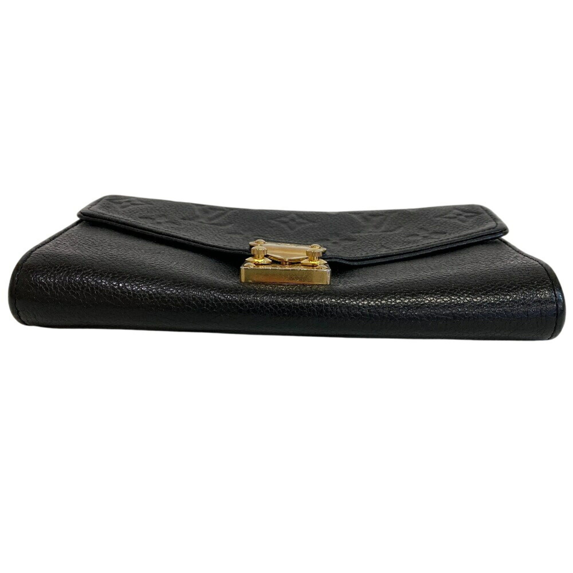 Louis Vuitton Black Leather Pochette (Pre-Owned)