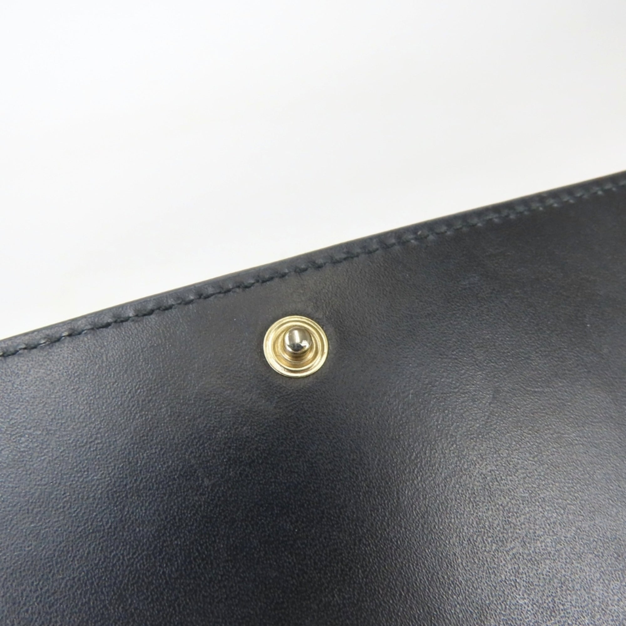 Gucci Black Gg Leather Wallet (Bi-Fold) (Pre-Owned)