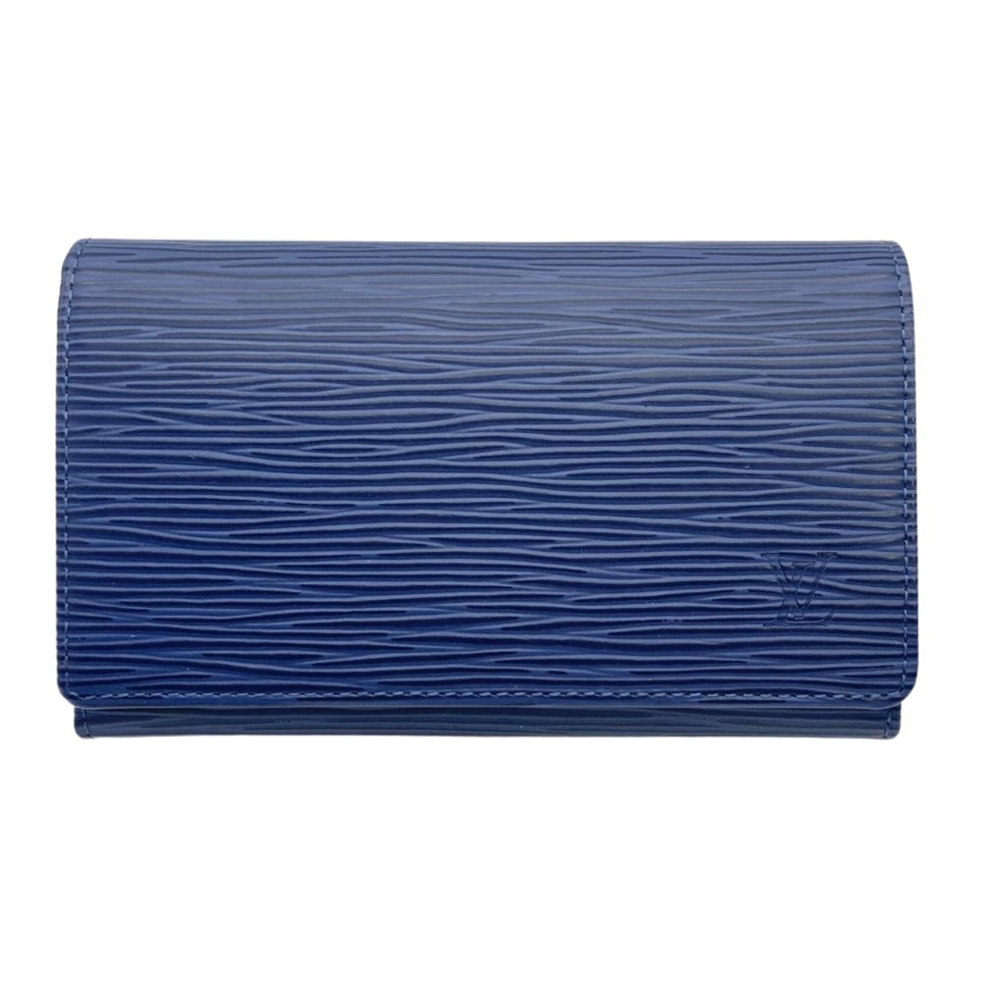 Louis Vuitton Blue Epi Leather Wallet (Bi-Fold) (Pre-Owned)