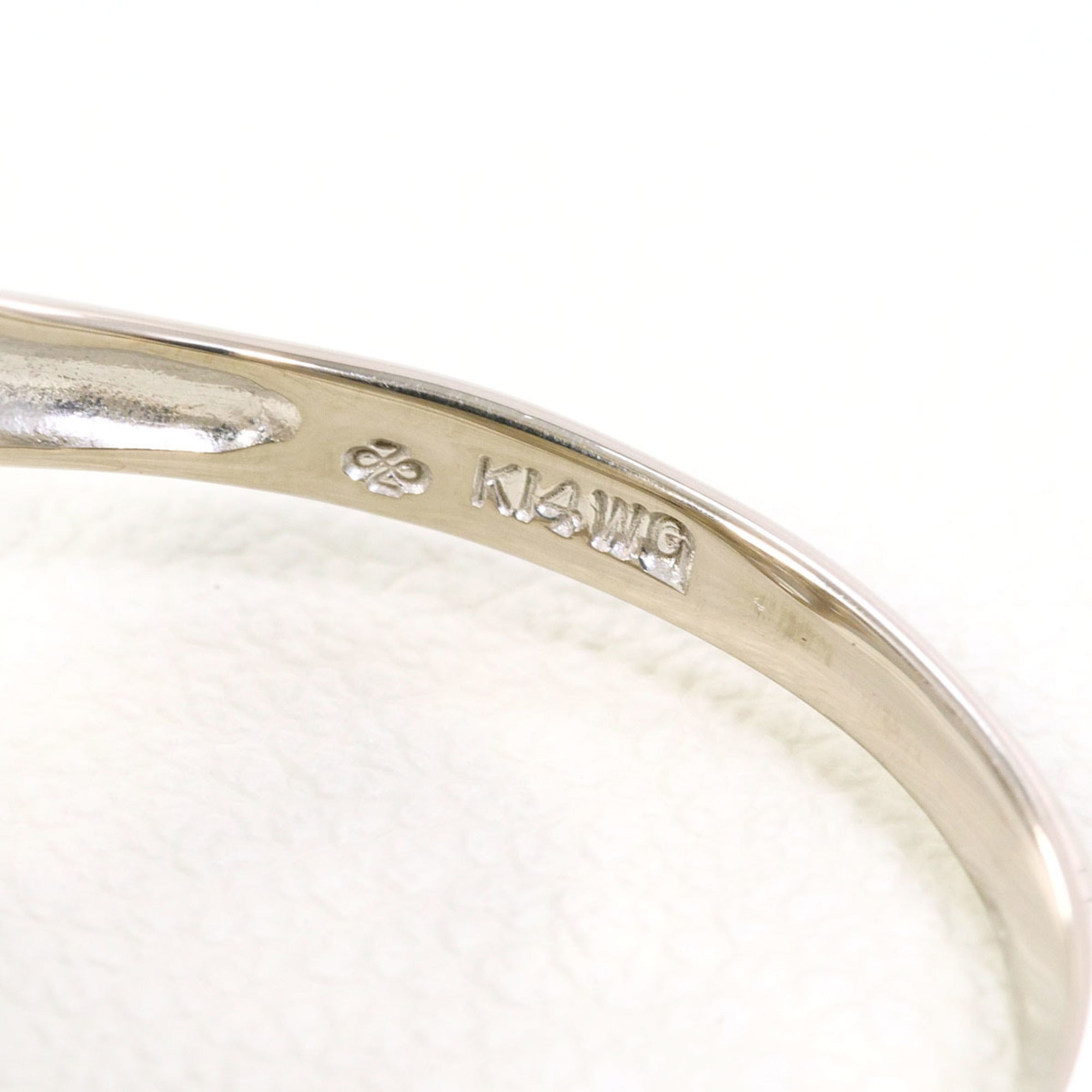 Unbranded White Gold White Gold (14K) Band Ring (Pre-Owned)