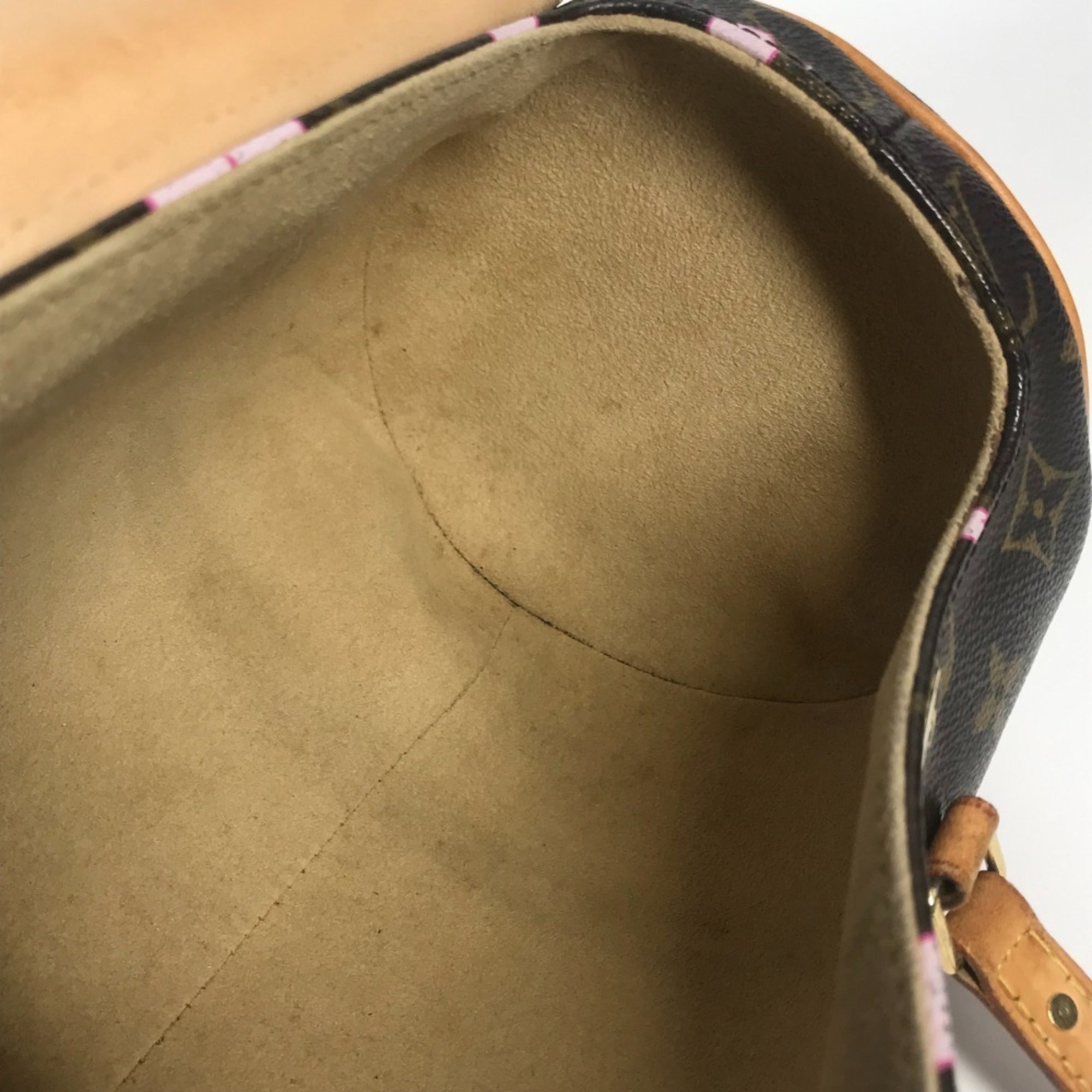Louis Vuitton Brown Monogram Pink Monogram Handbag Shoulder Bag Tote Bag (Pre-Owned)