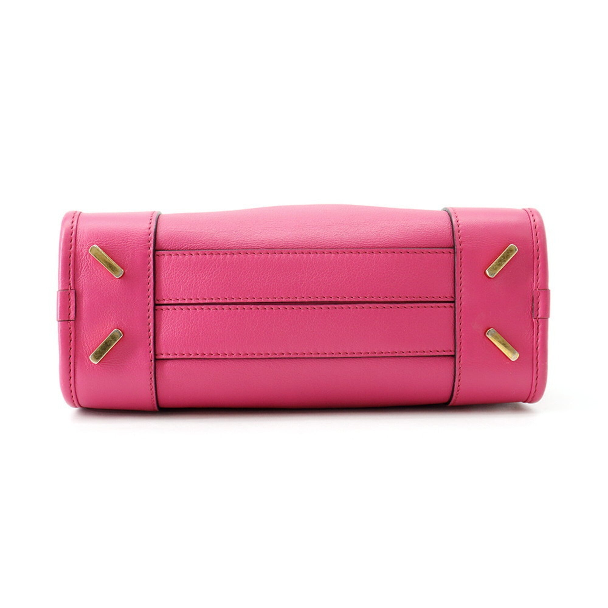 Loewe Pink Leather Handbag (Pre-Owned)